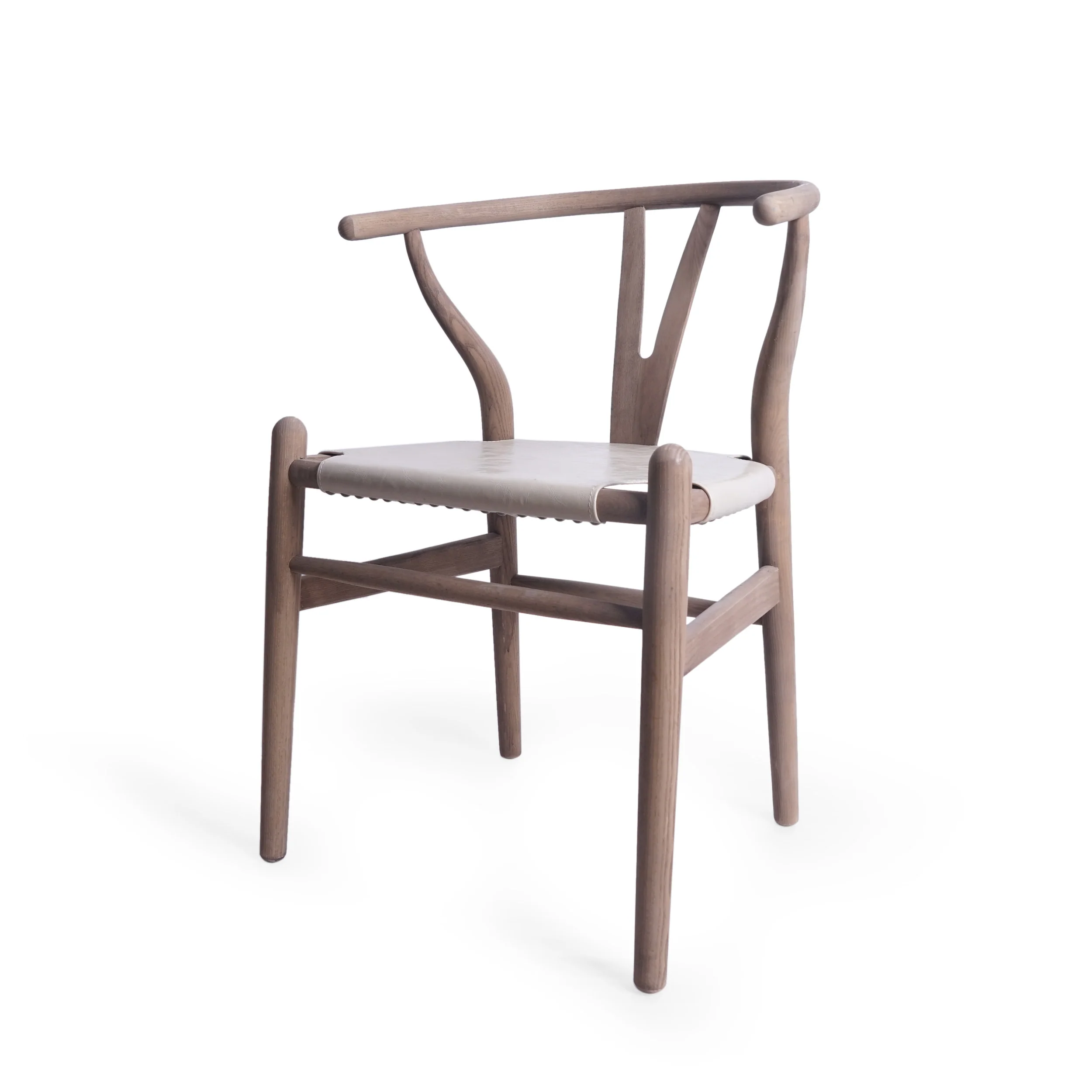 Quince Mid Century Boho Ash Wood Dining Chairs, Set of 2 - furnishings