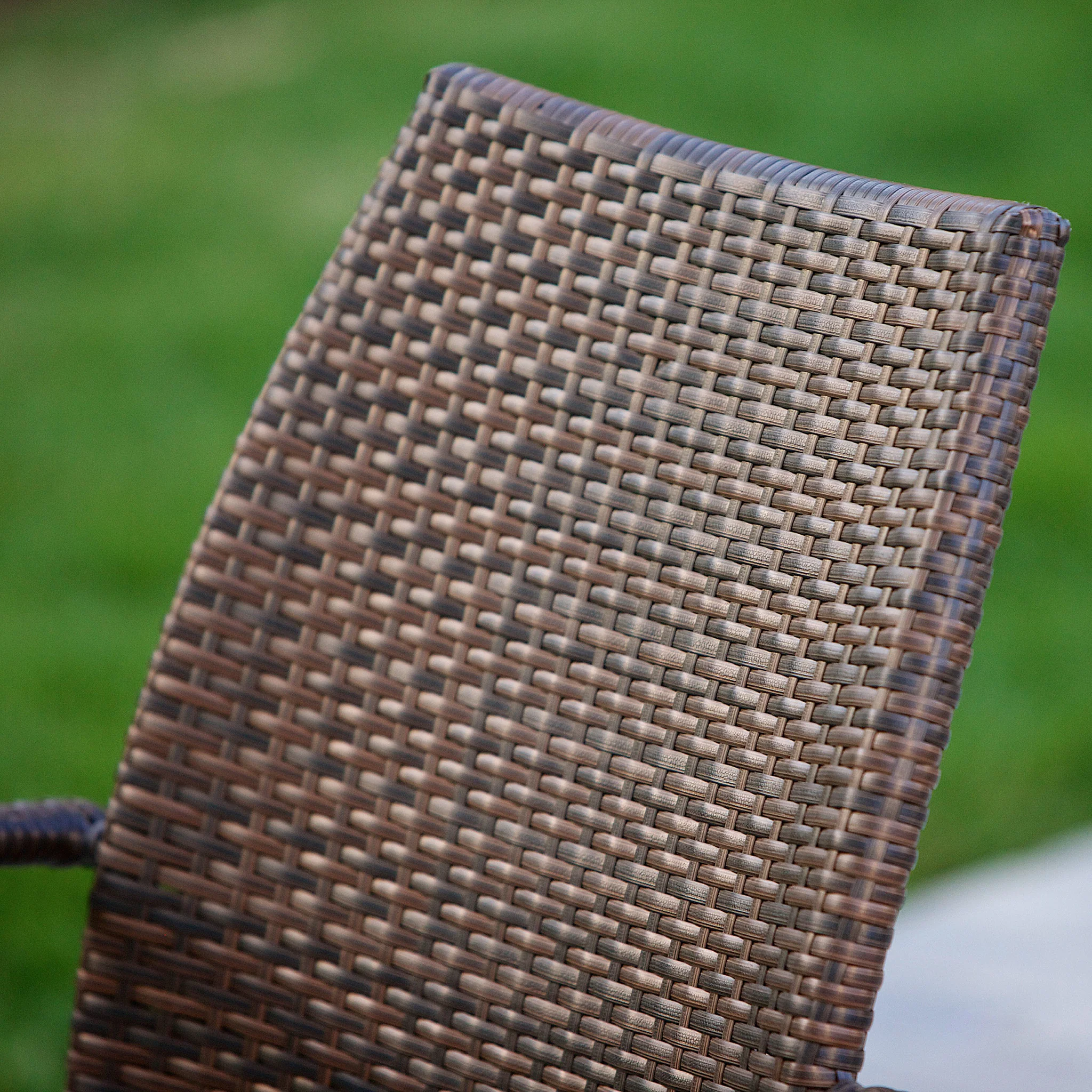 Michael 5 Piece Outdoor Wicker Dining Set - furnishings