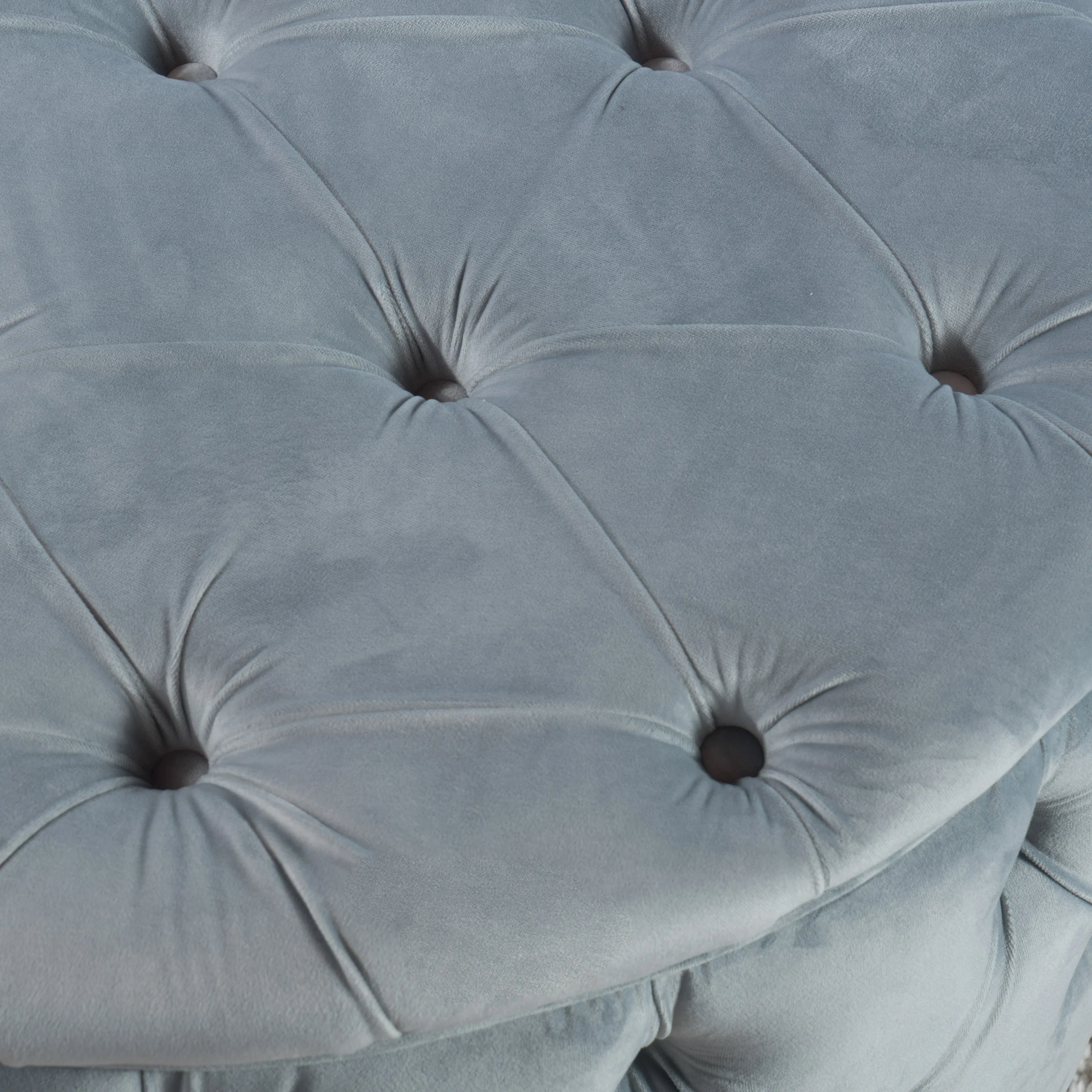 Maelyn Plush New Velvet Ottoman - furnishings