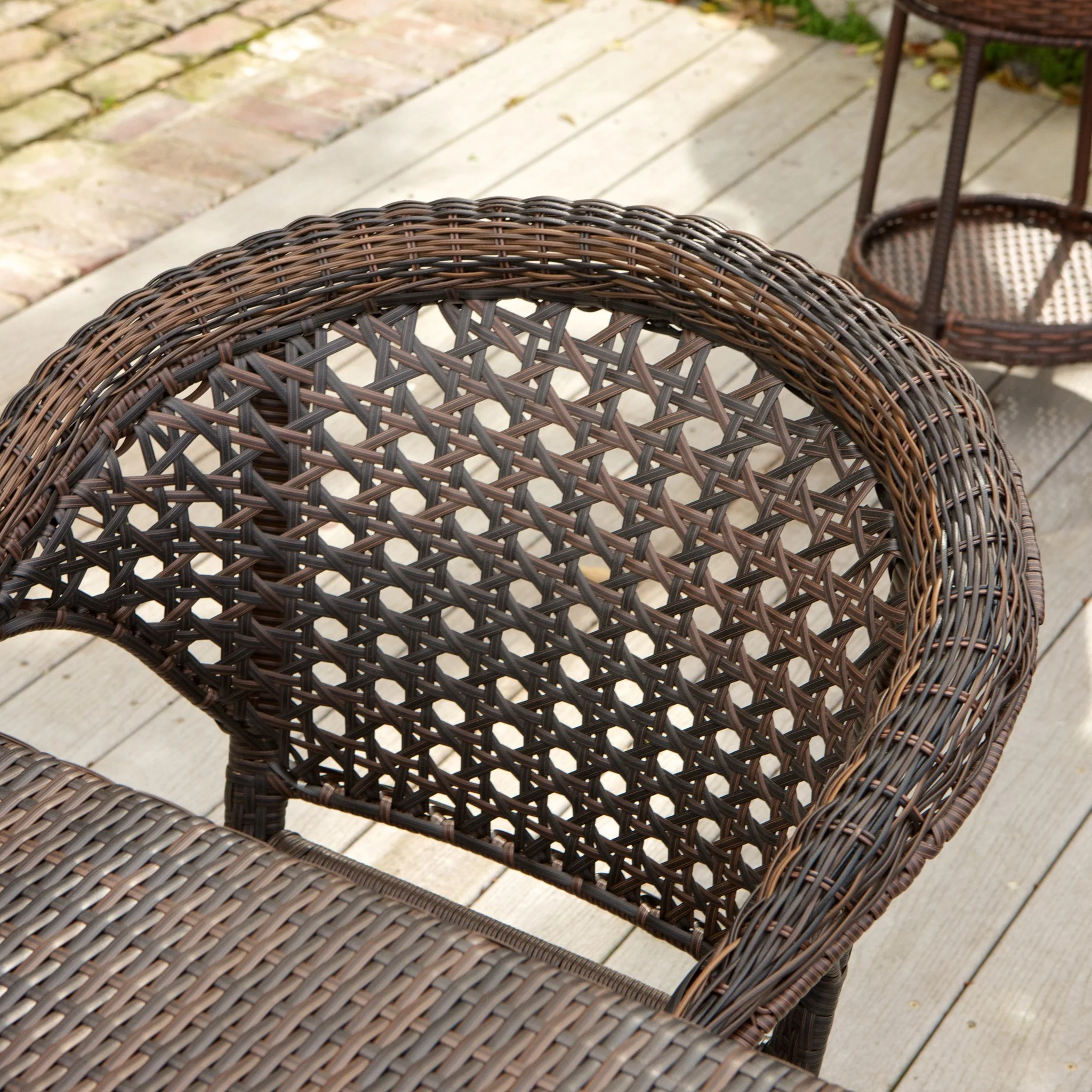 Louisiana 5-Piece Outdoor Wicker Dining Set - furnishings