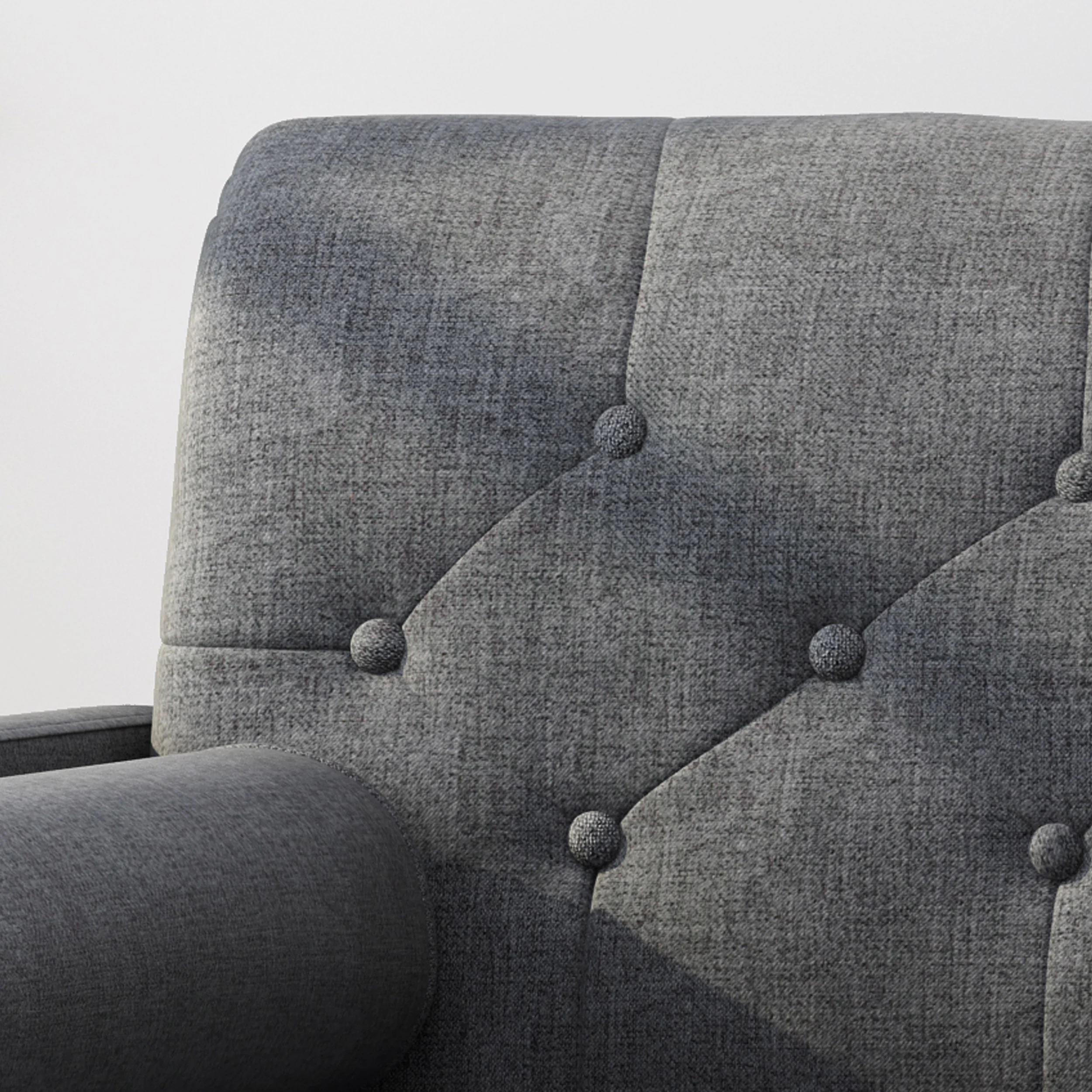 Nour Mid Century Modern Armchair And A Half - furnishings