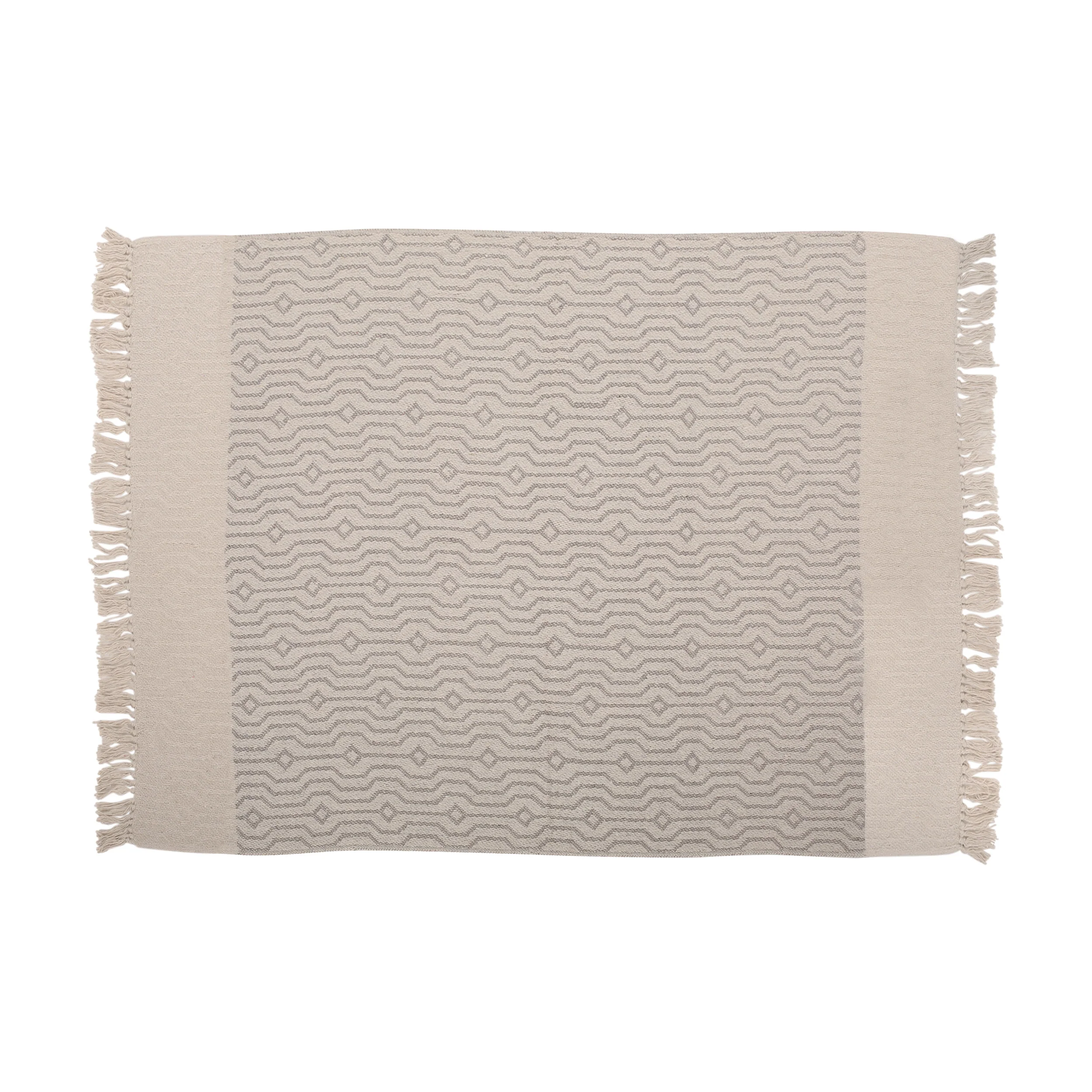 Quillen Boho Cotton Throw Blanket - furnishings