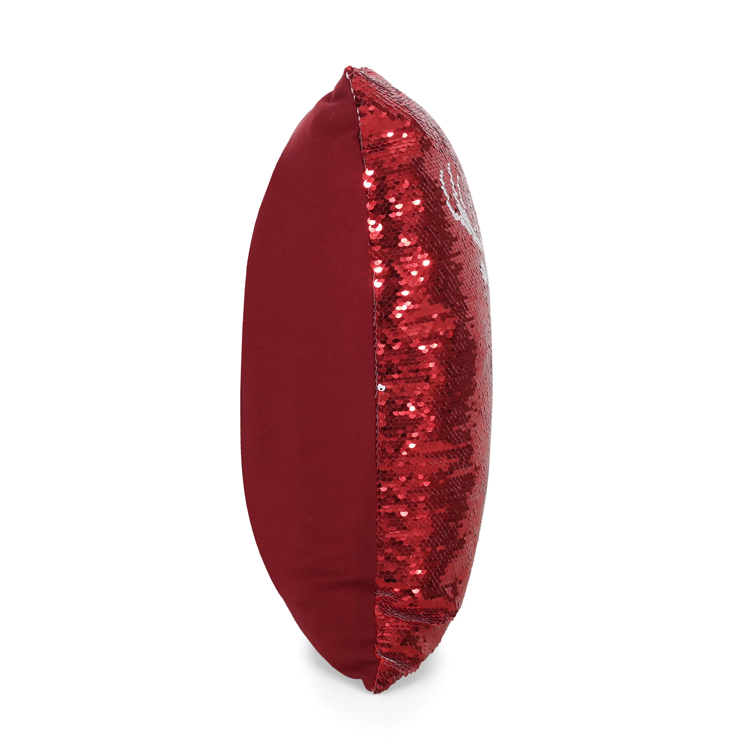Desota Glam Sequin Christmas Throw Pillow - furnishings