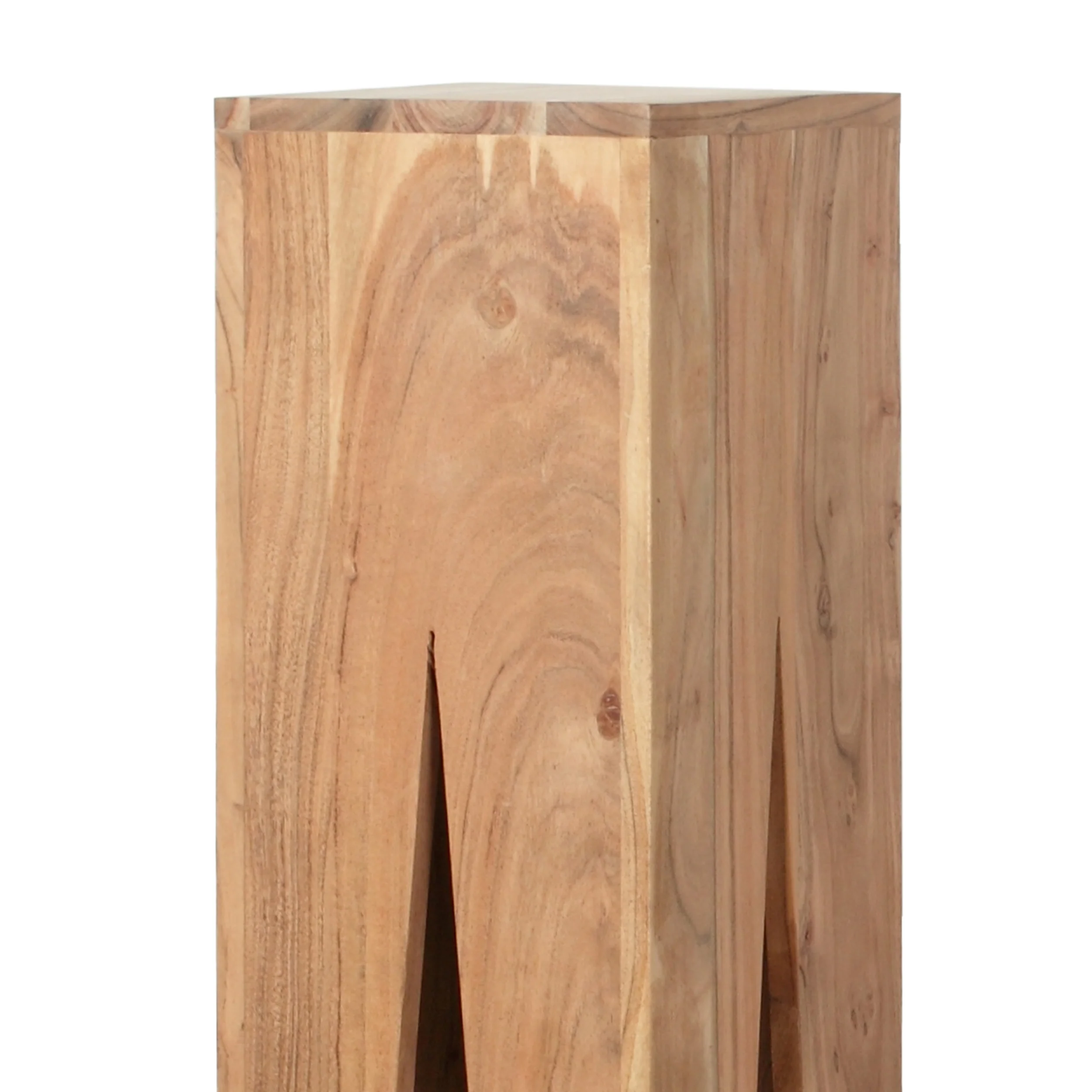 Hebron Handcrafted Rustic Acacia Wood Nesting Tables - furnishings