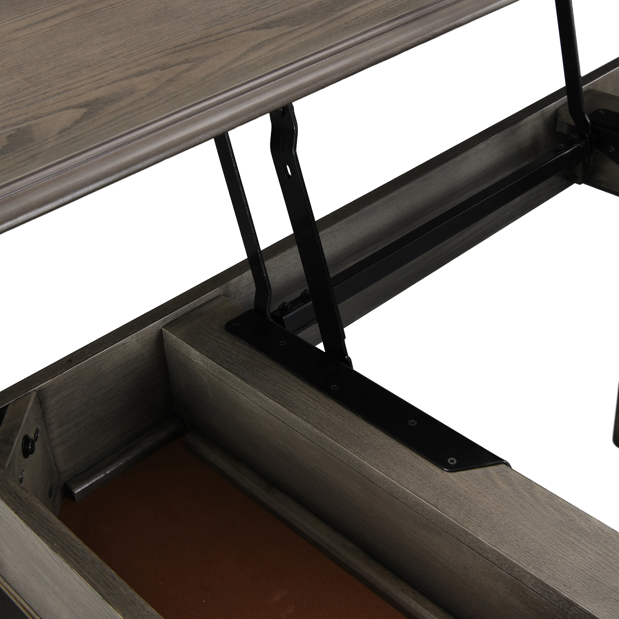 Rishab Transitional Lift-Top Standing Desk - furnishings