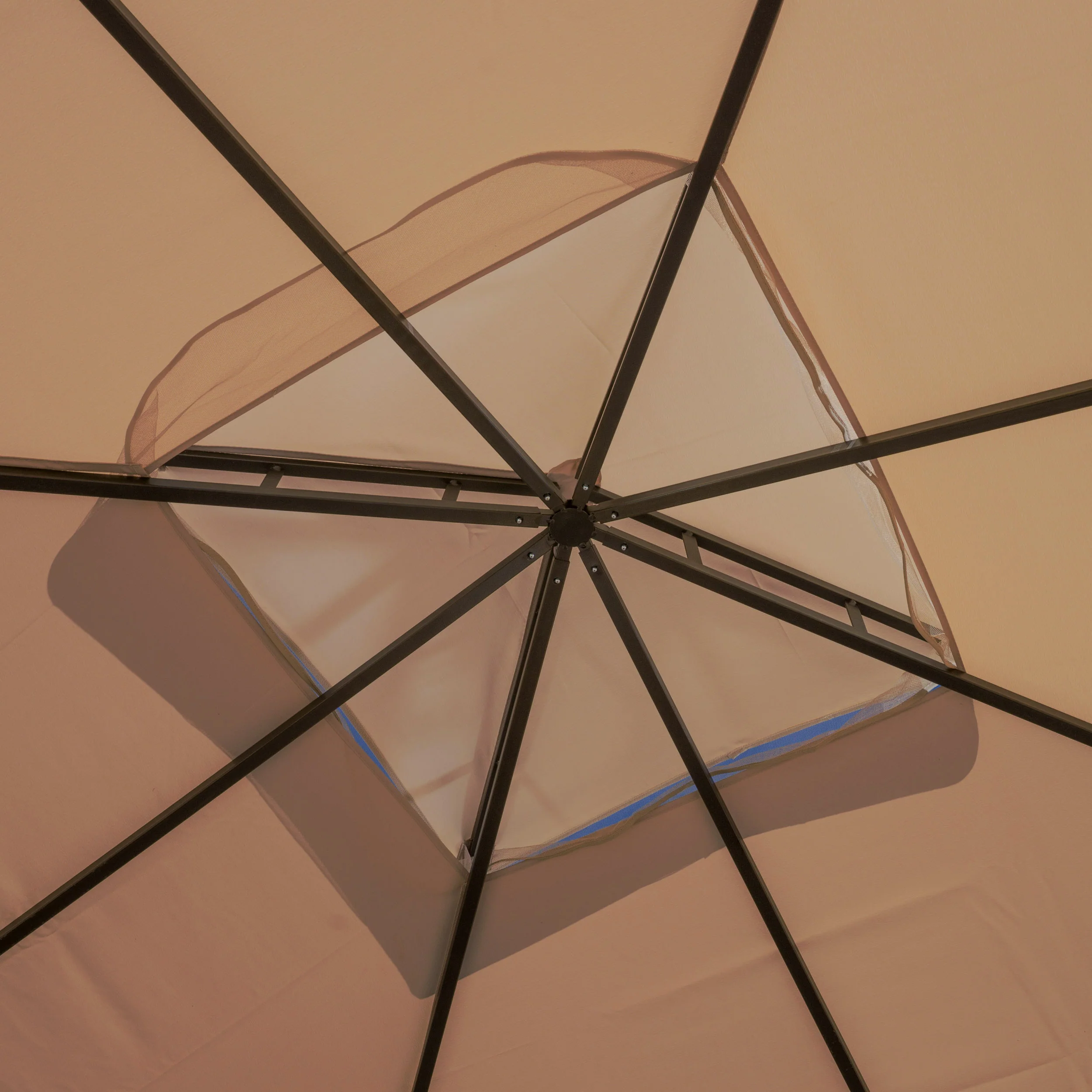 Sonoma Outdoor Curtains With Mosquito Netting 10 x 10 Foot Gazebo - furnishings