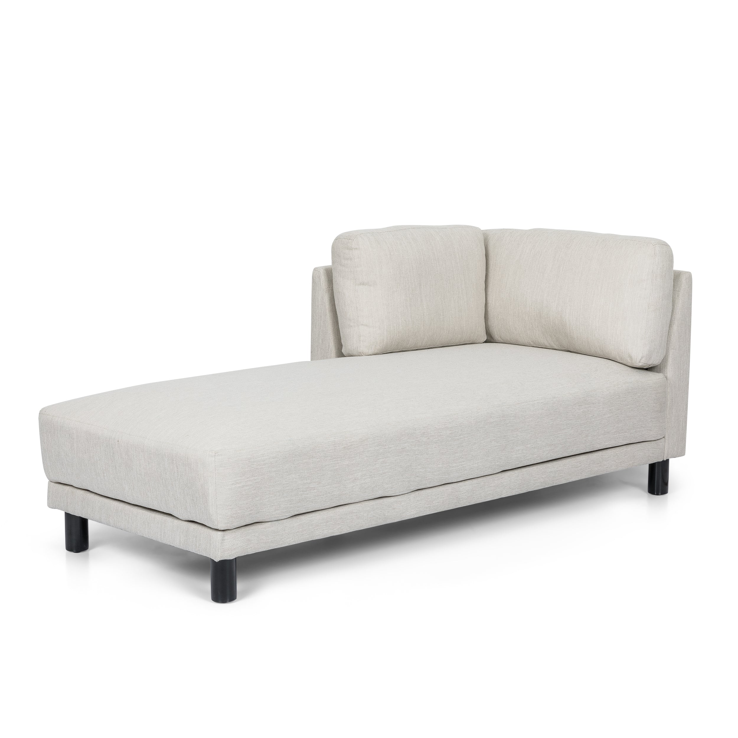 Wellston Contemporary Fabric Upholstered Chaise Lounge - furnishings