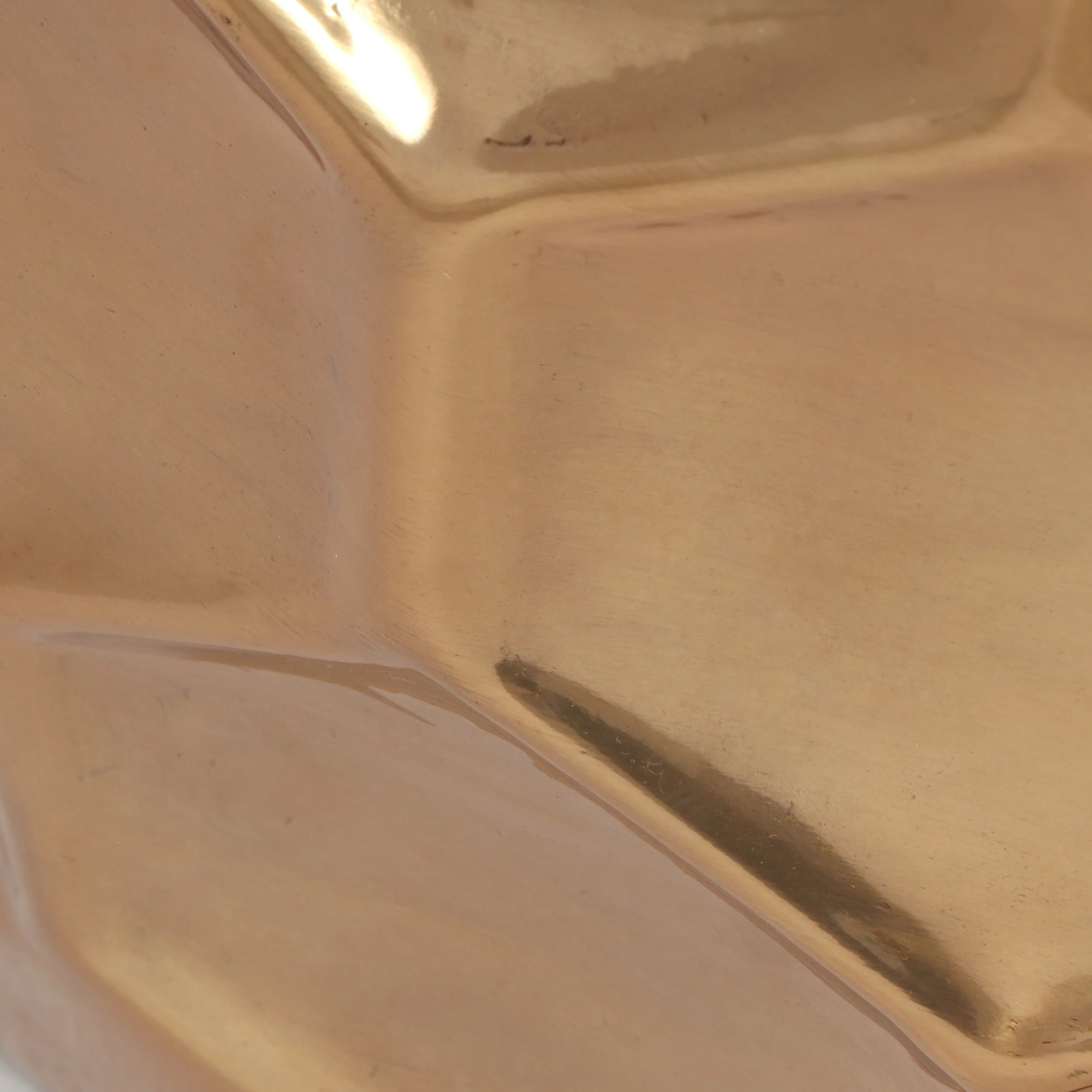Pitzen Modern Glam Handcrafted Aluminum Honeycomb Coffee Table, Brass - furnishings