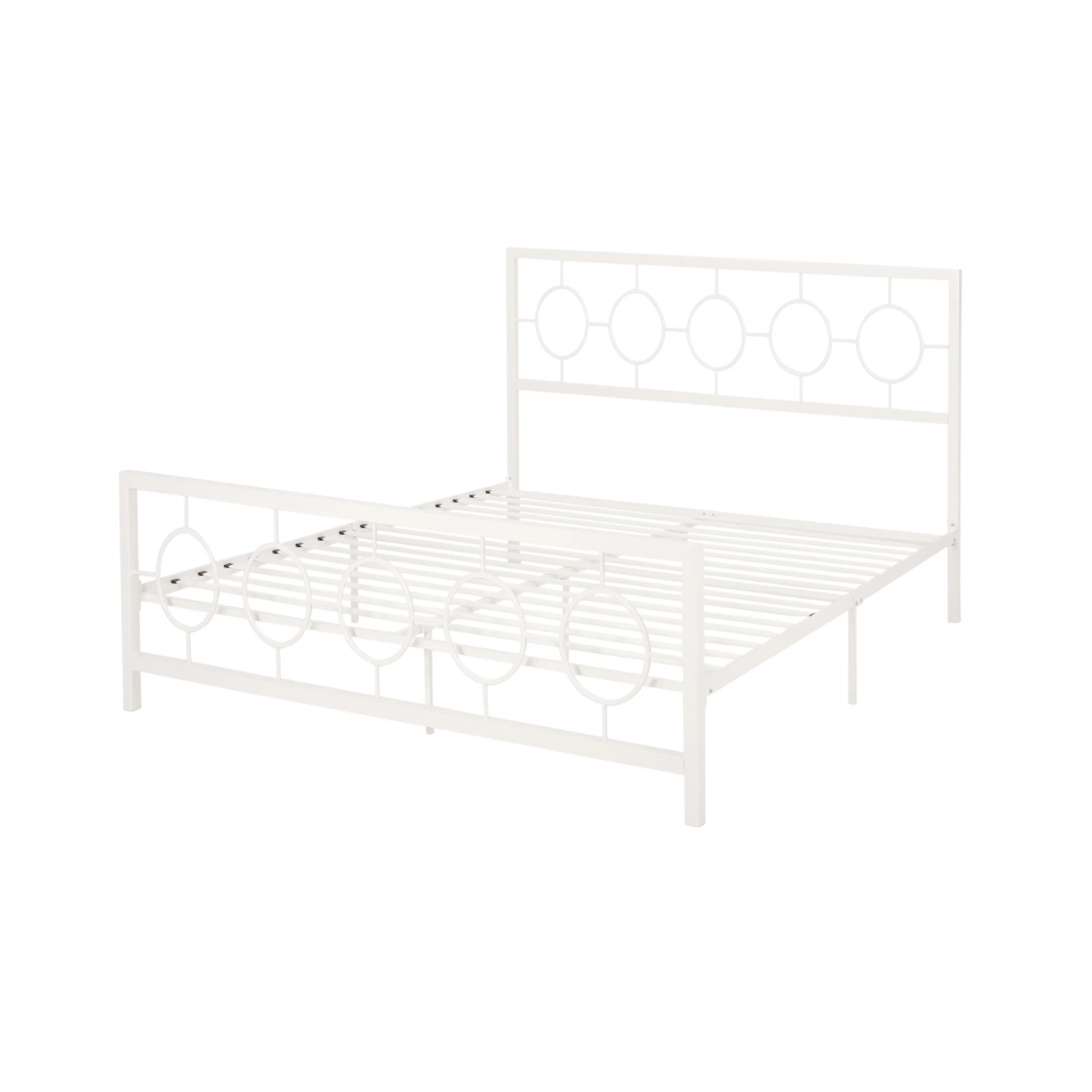 Doris Modern Iron King Bed - furnishings