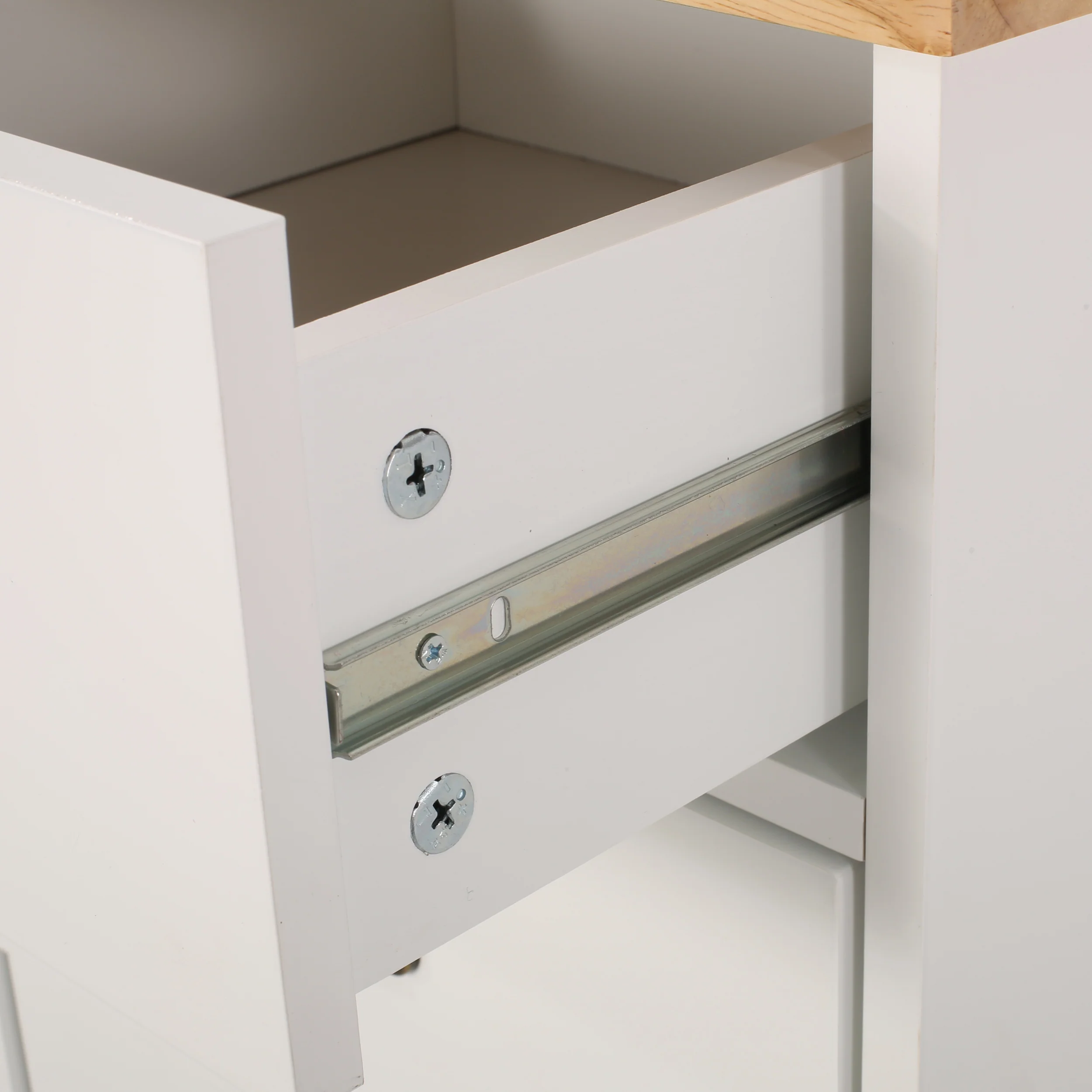 Yohaan Contemporary Kitchen Cart with Wheels - furnishings