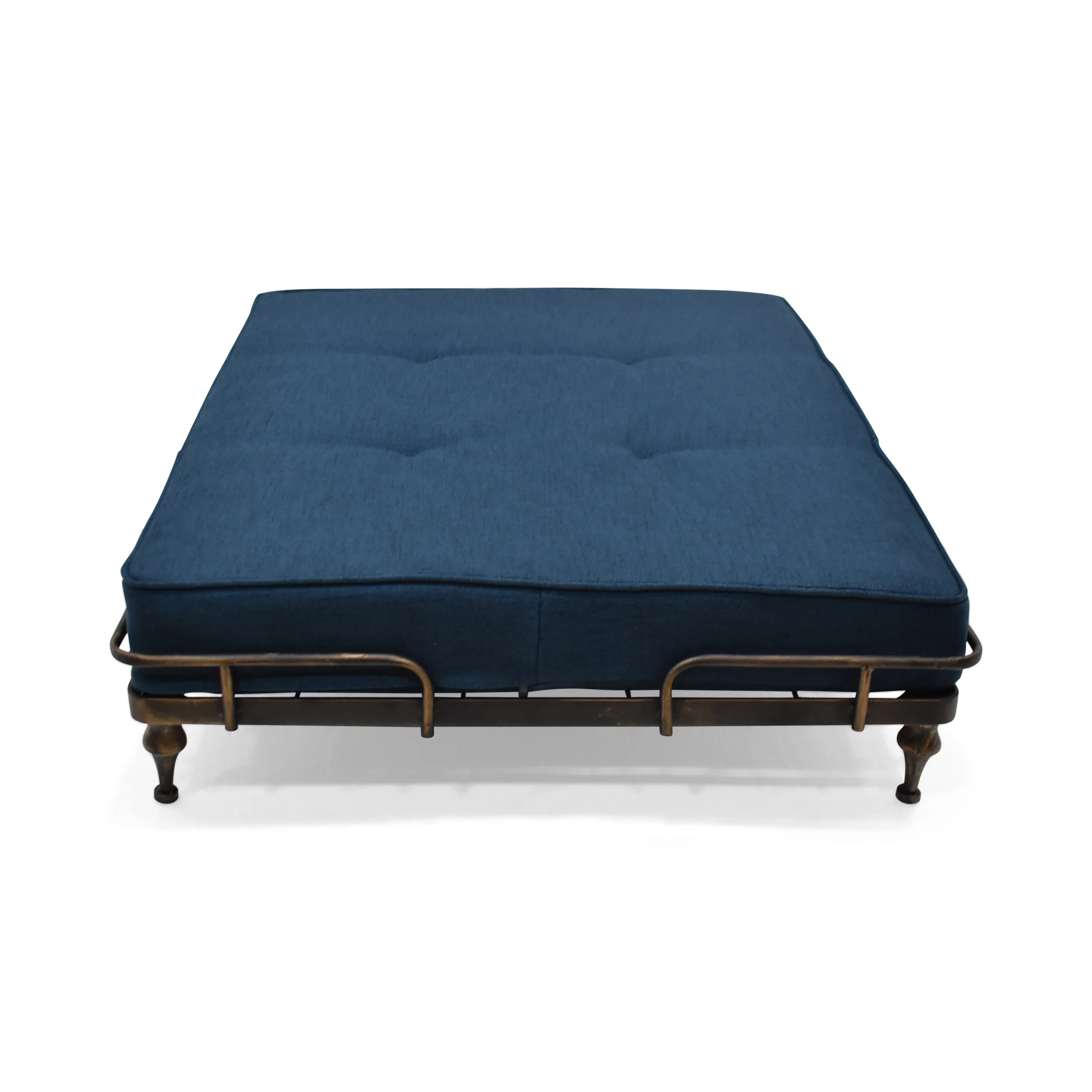 Elvis Industrial Pet Bed, Dark Gray and Brushed Gray - furnishings