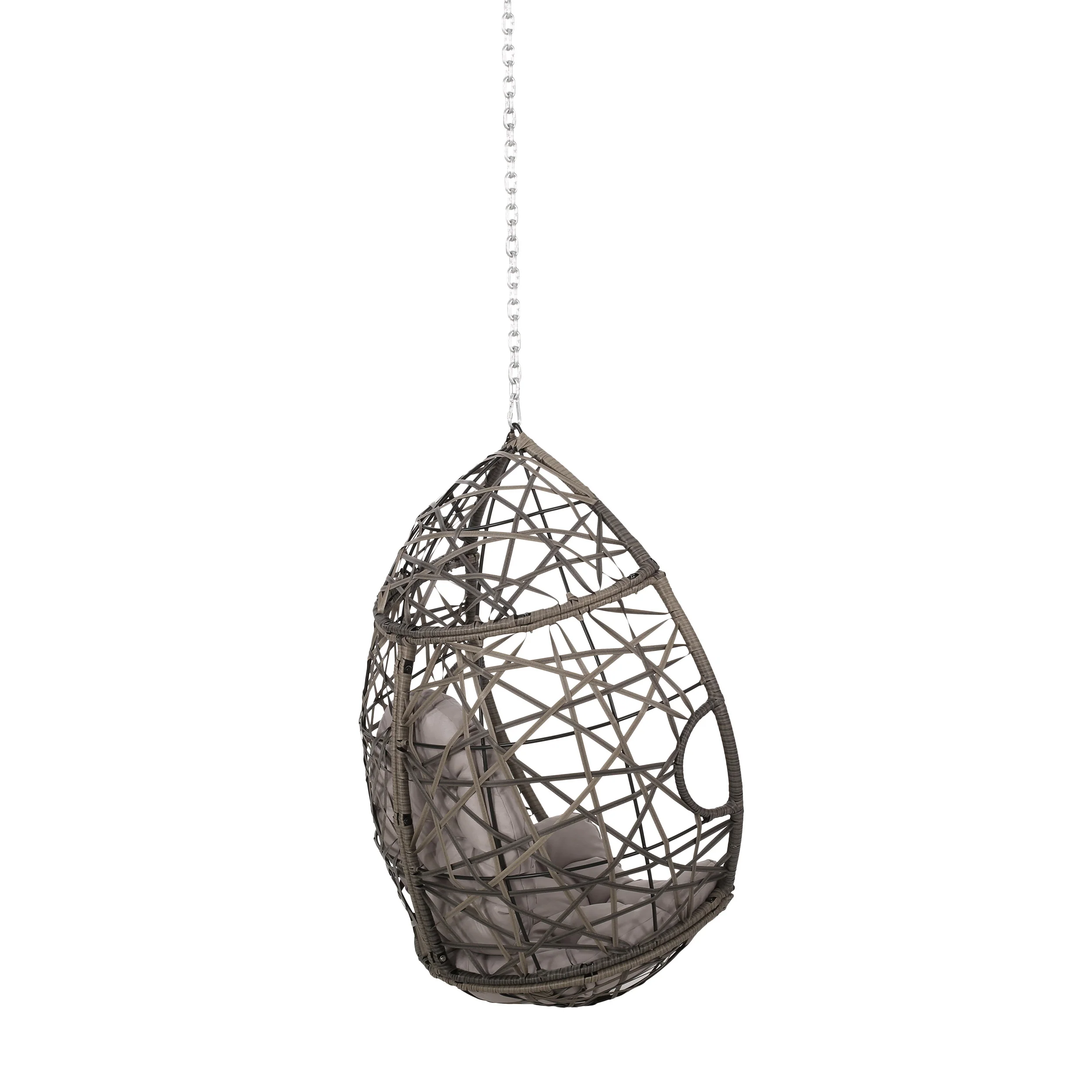 Layden Indoor/Outdoor Wicker Hanging Egg / Teardrop Chair (NO STAND) - furnishings