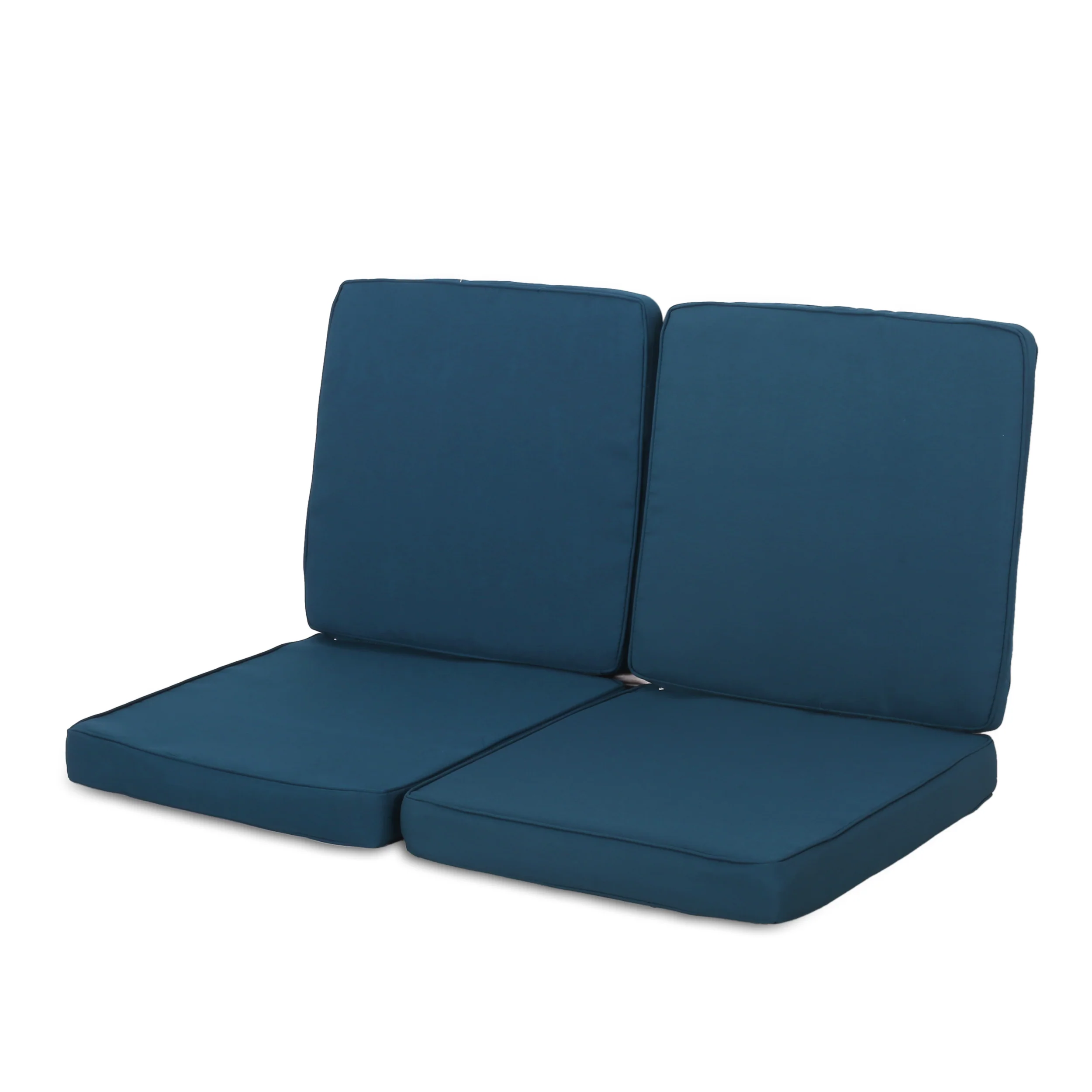 Eydan Outdoor Water Resistant Fabric Club Chair Cushions (Set of 2) - furnishings