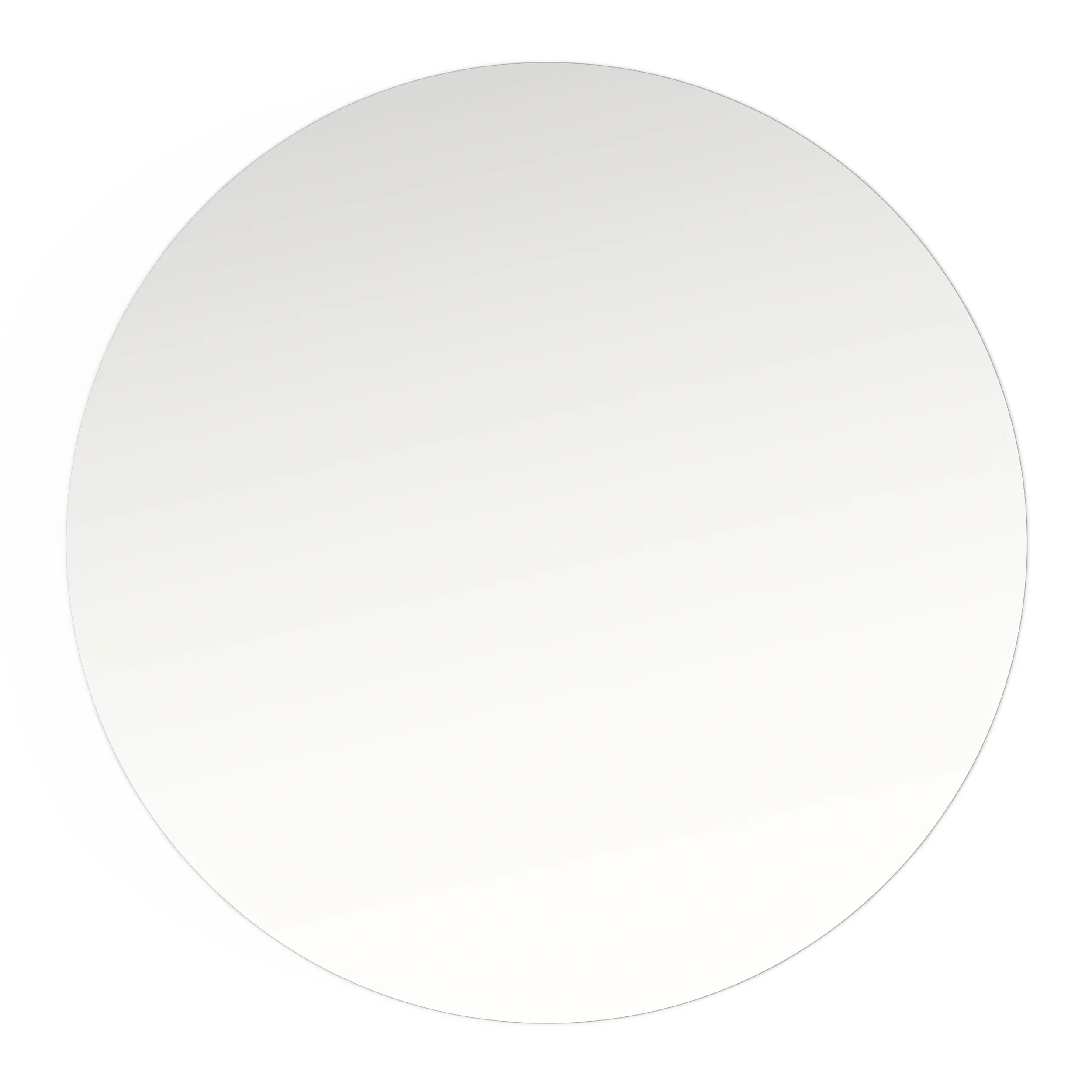 Tyne Modern Glam Curvy Mirror Accent Table with Circular Tabletop - furnishings