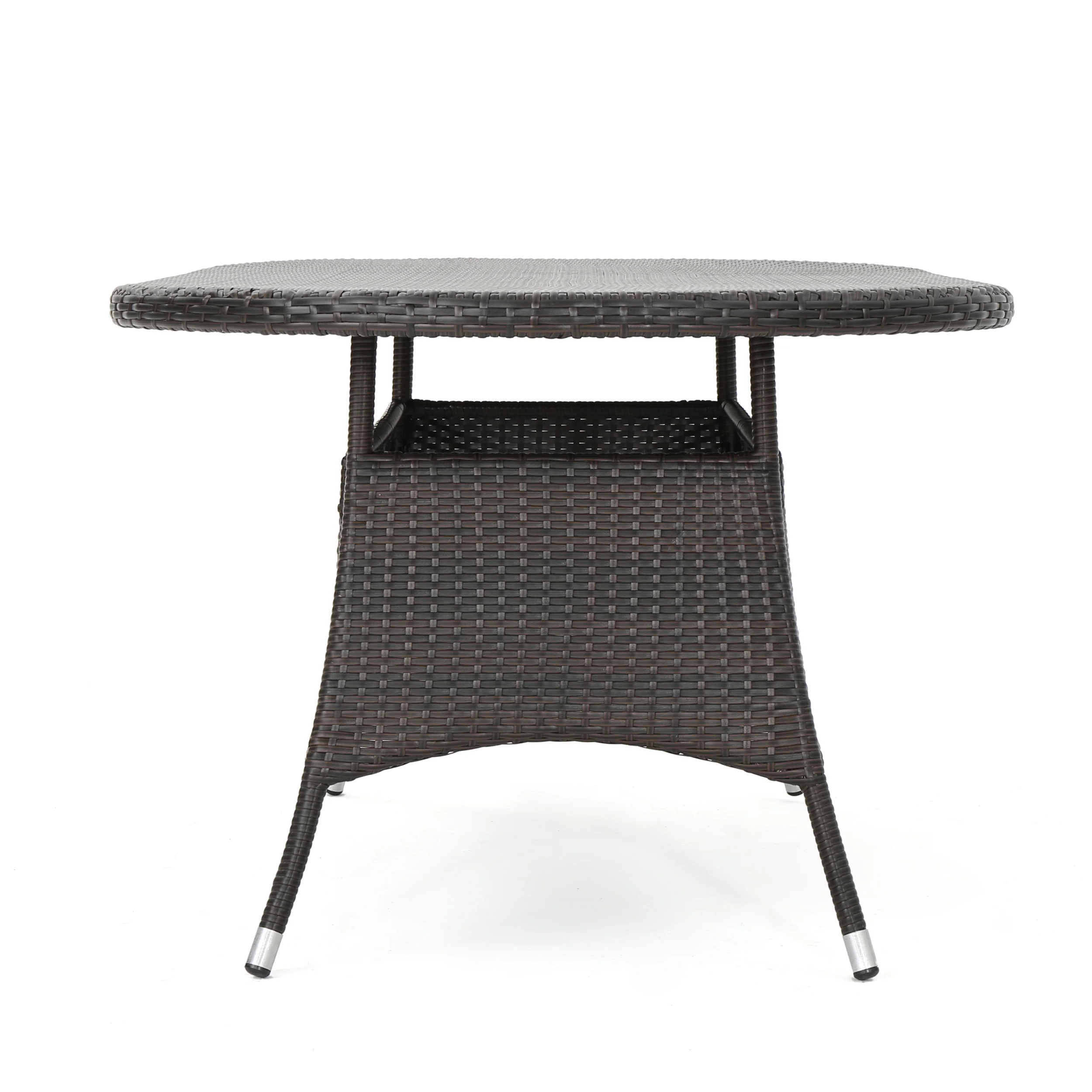Lancaster Outdoor 7-piece Wicker Dining Set with Cushions - furnishings