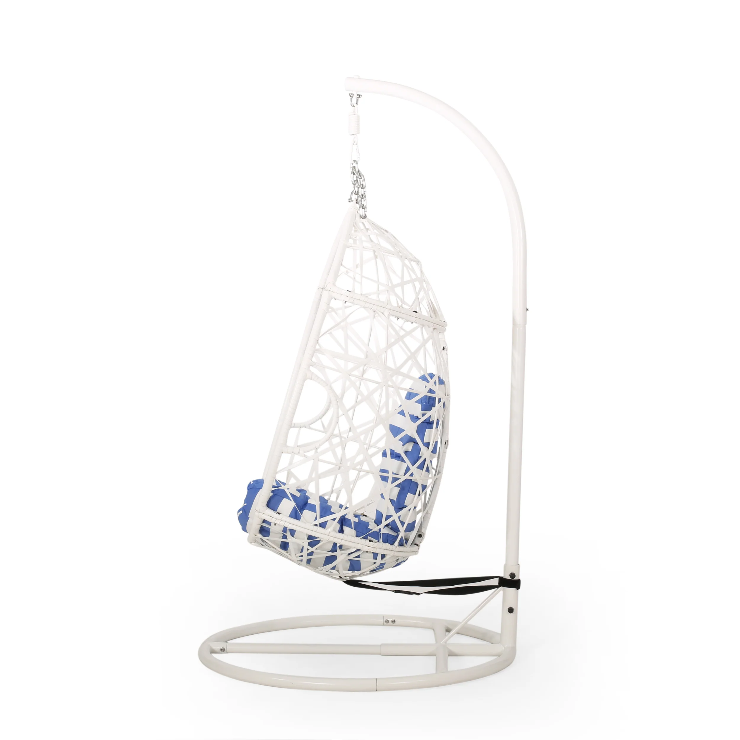 Berkley Outdoor Wicker Hanging Teardrop / Egg Chair - furnishings