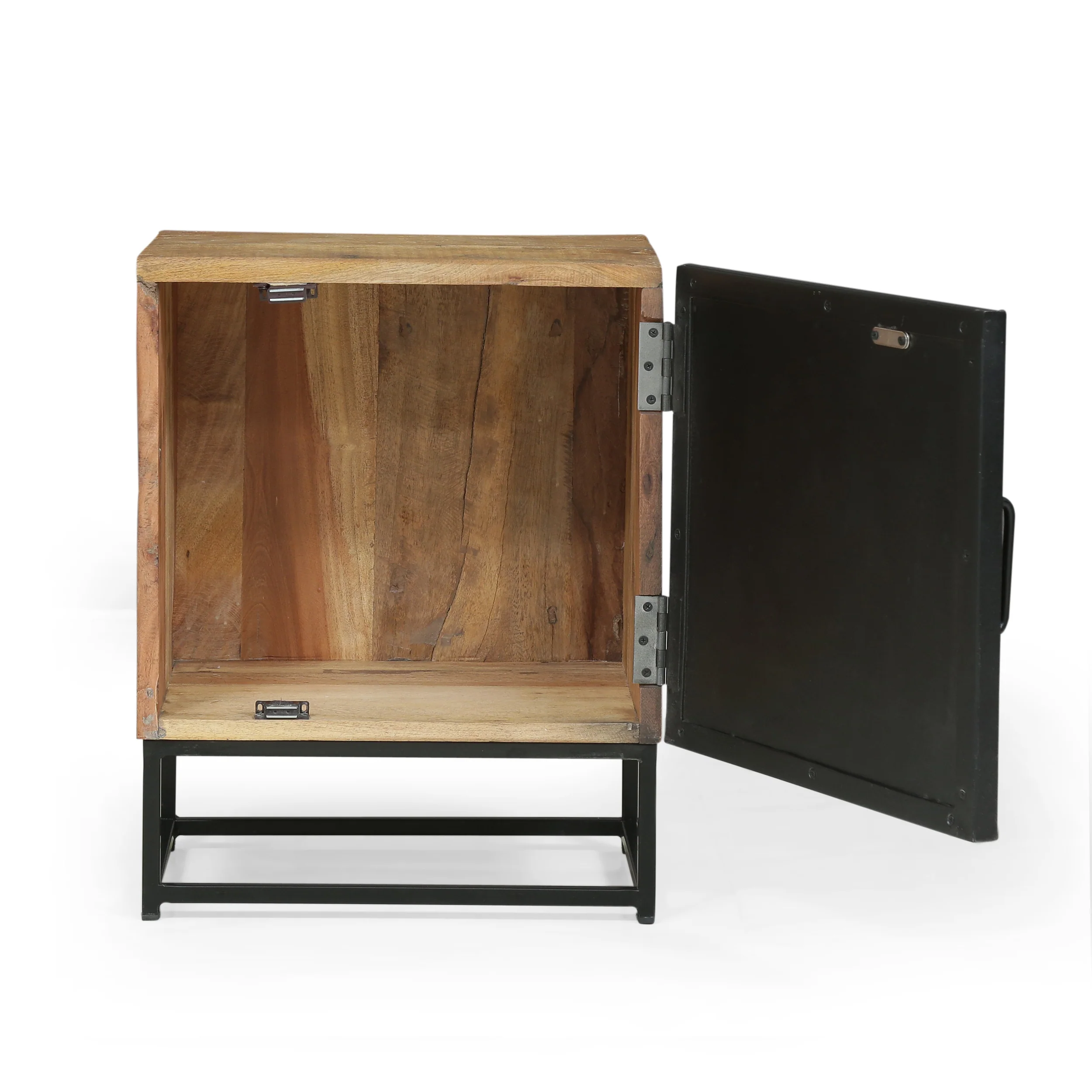 Chipper Handcrafted Boho Wooden Nightstand - furnishings