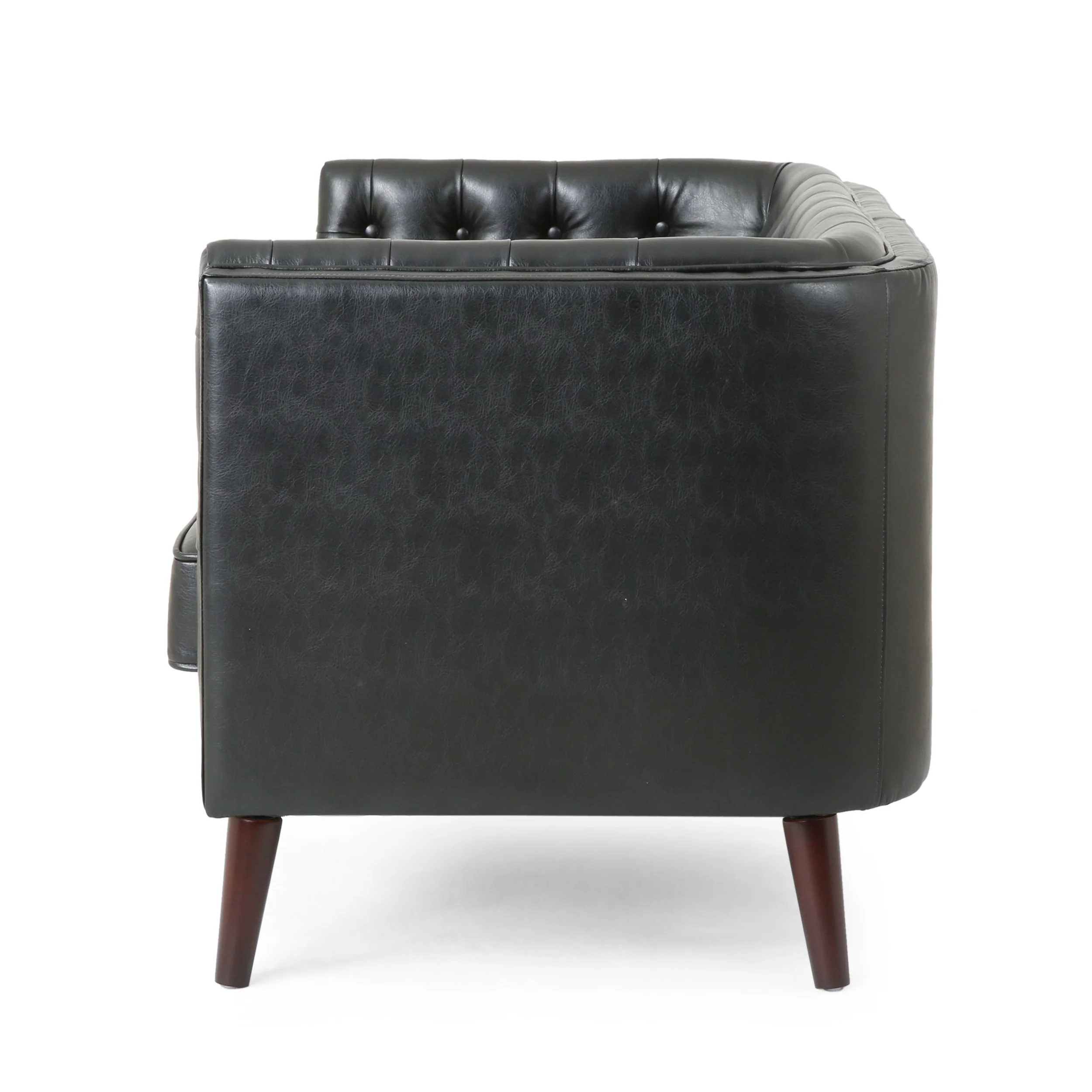 Henton Contemporary Upholstered Tufted Loveseat - furnishings