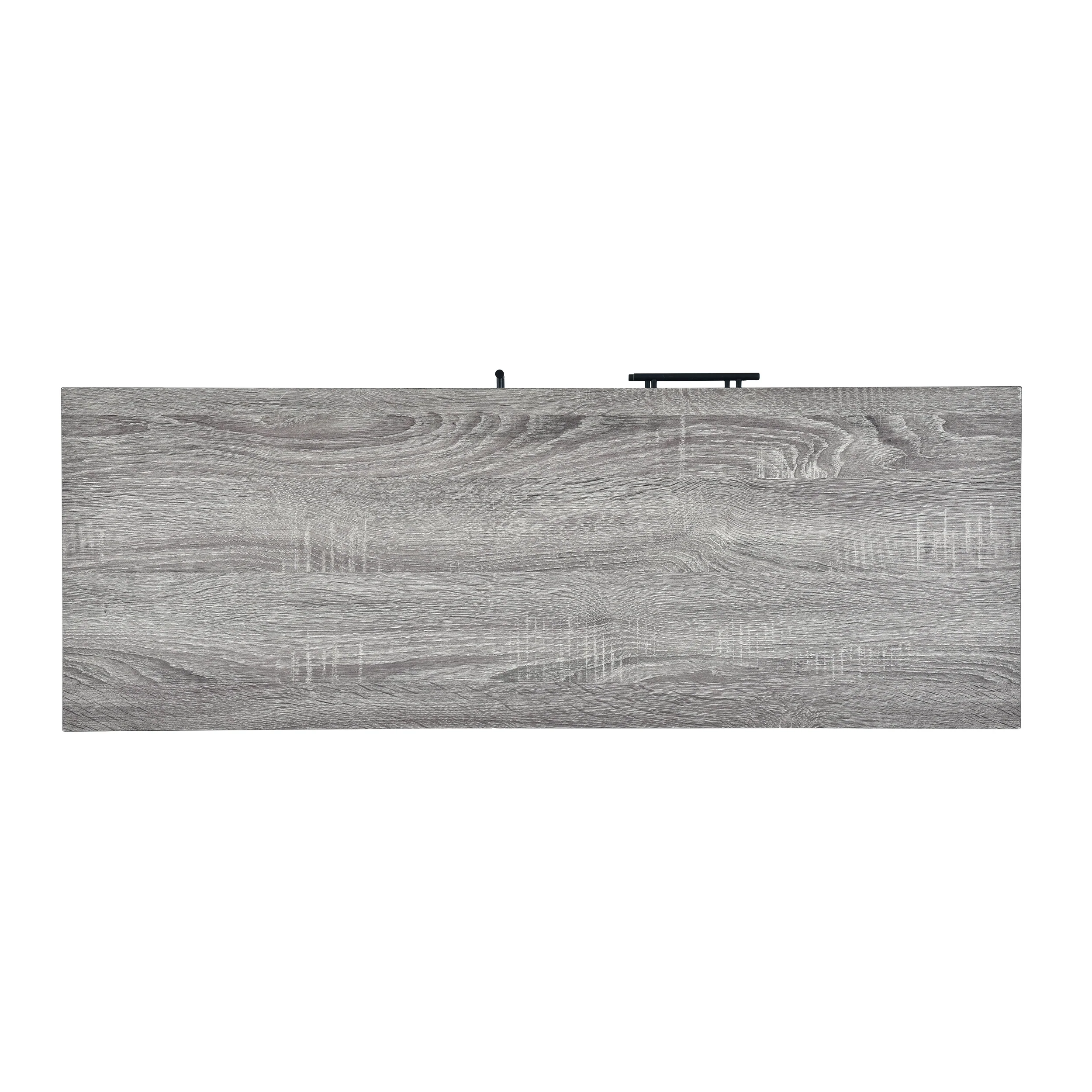 Bokchito Modern Industrial 6 Shelf Multi-Functional Cabinet - furnishings