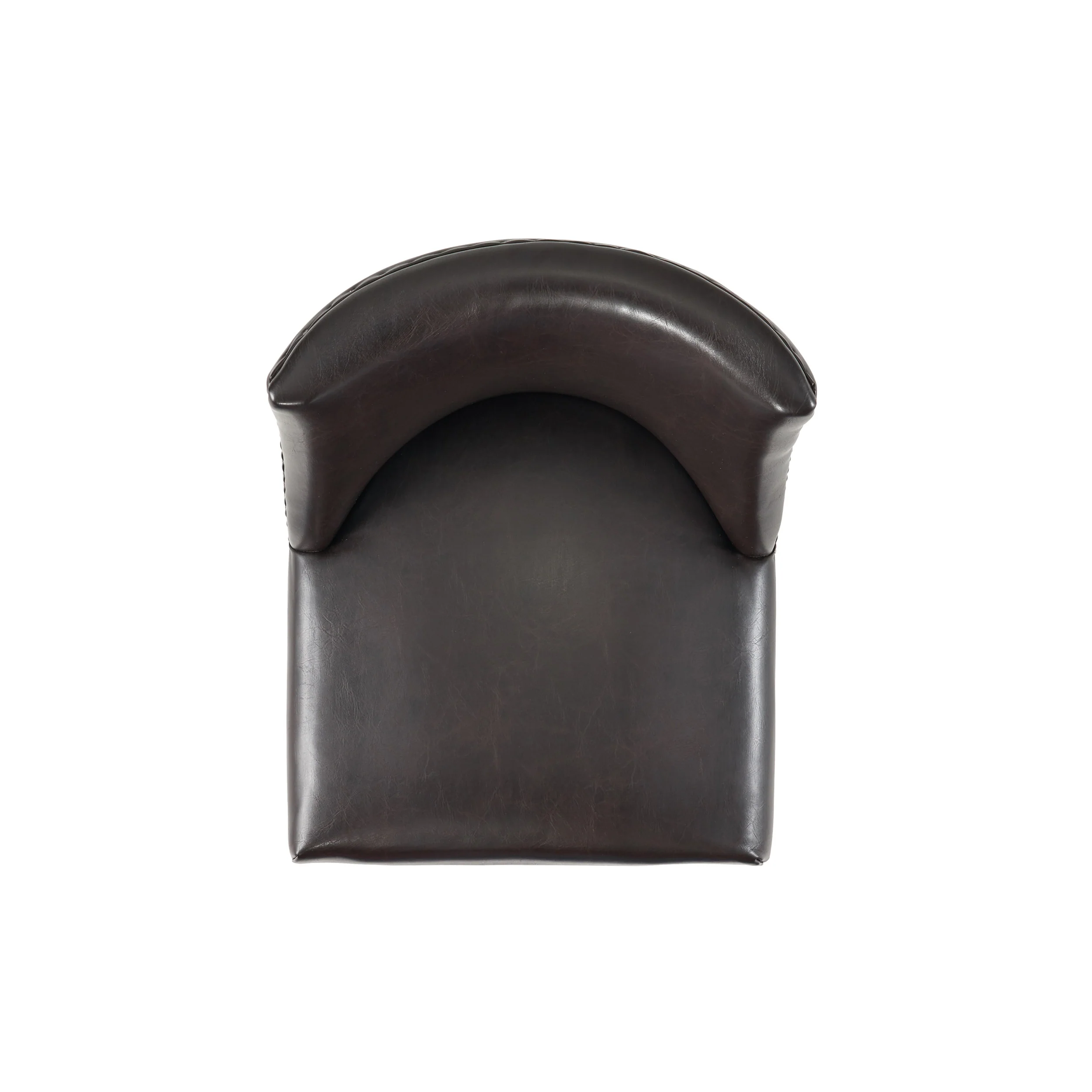 Rydel 27-Inch Brown Leather Nailhead Accent Counter Stools (Set of 2) - furnishings