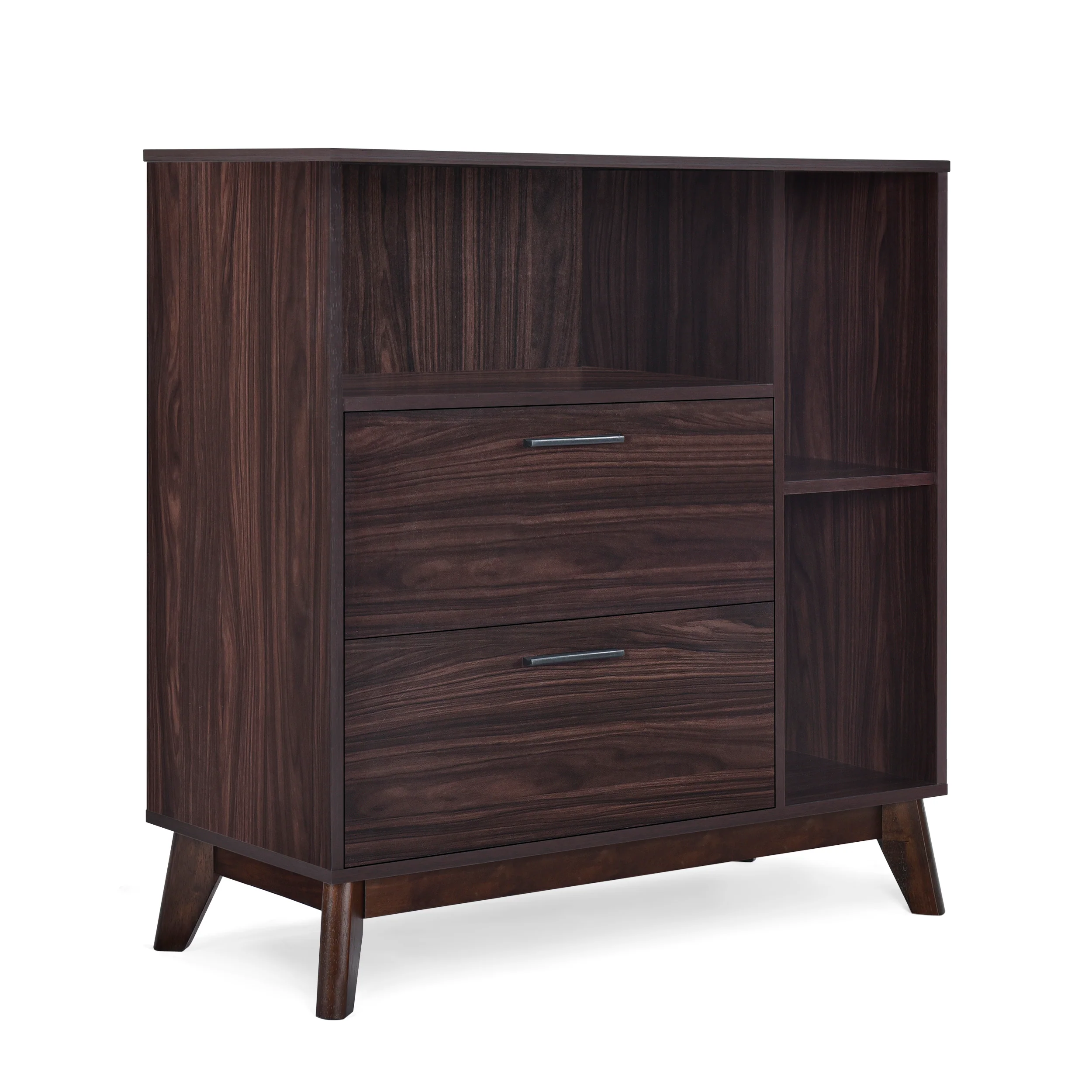 Deschutes Mid-Century Modern 2 Drawer Cabinet - furnishings