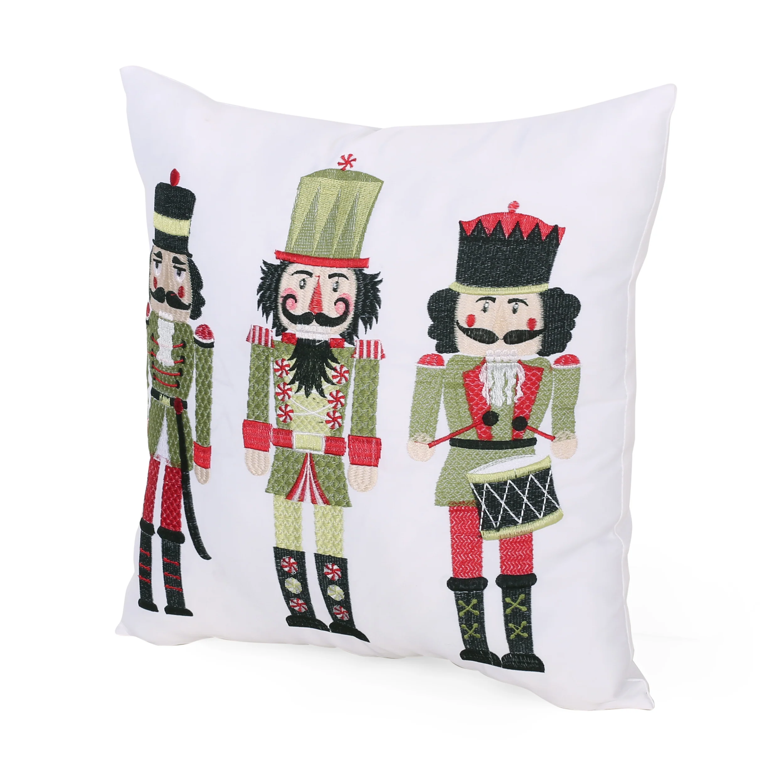Coahoma Modern Fabric Christmas Throw Pillow Cover - furnishings