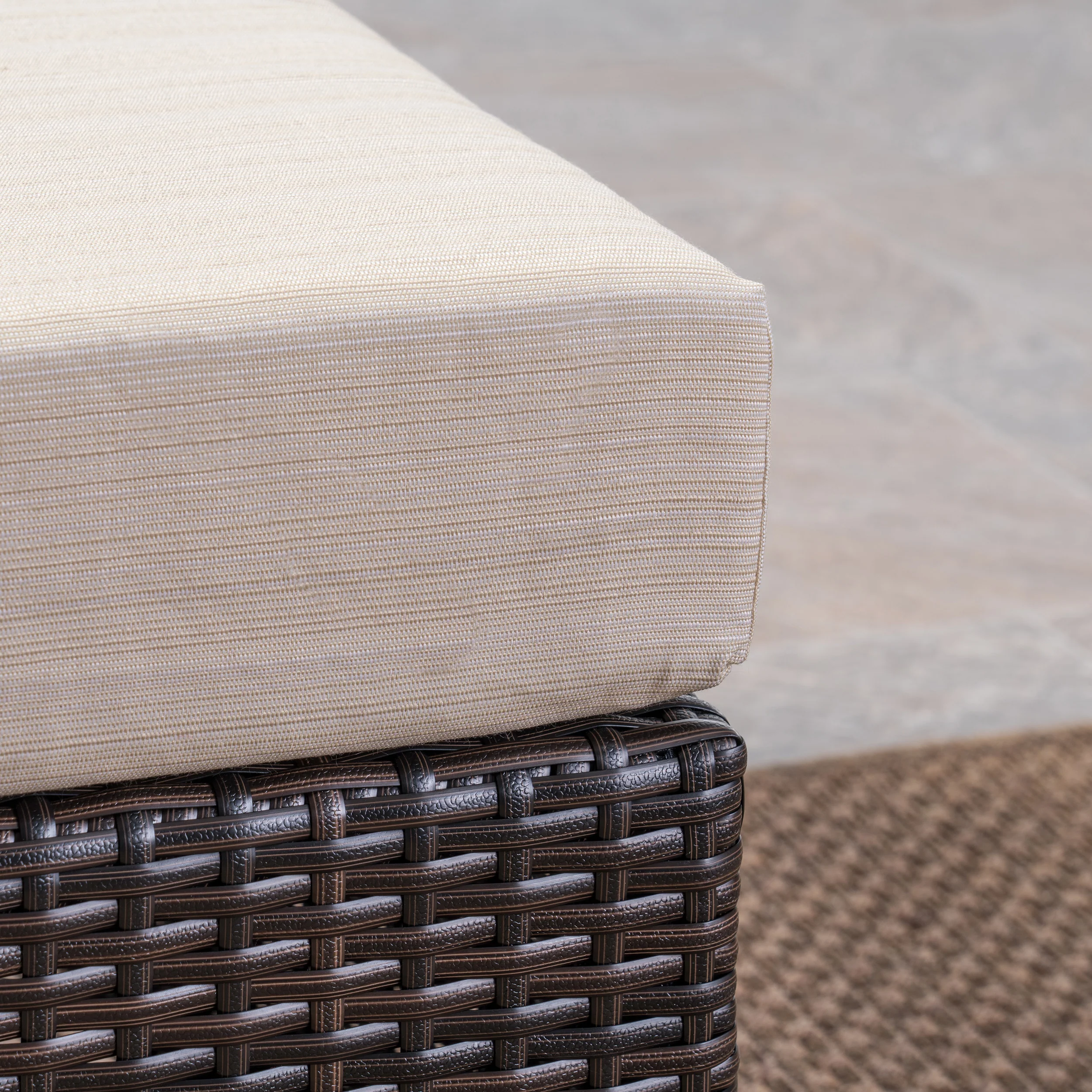 Tammy Rosa Outdoor 3 Seat Wicker Couch Set with  Storage Coffee Table - furnishings
