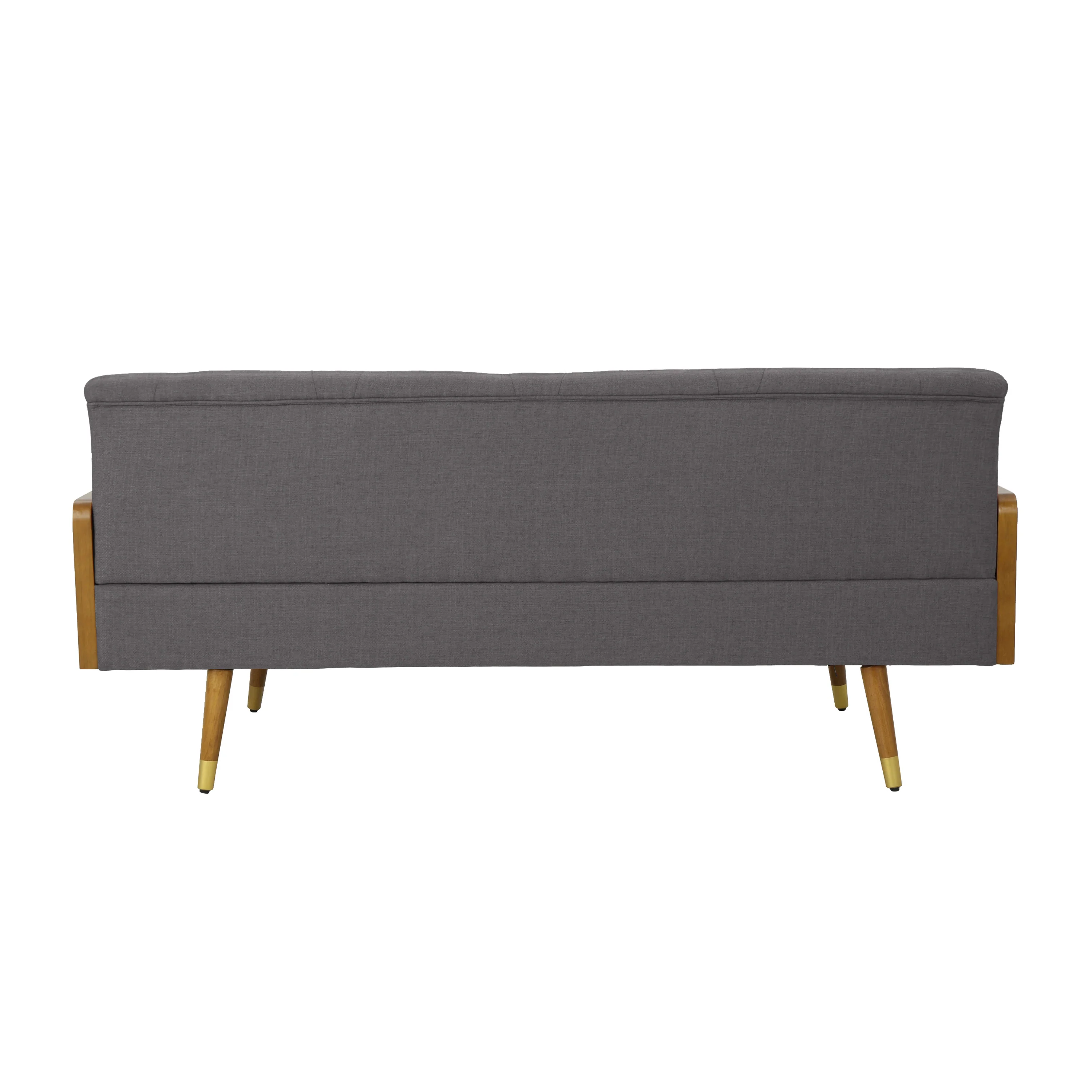 Aidan Mid Century Modern Tufted Fabric Sofa - furnishings