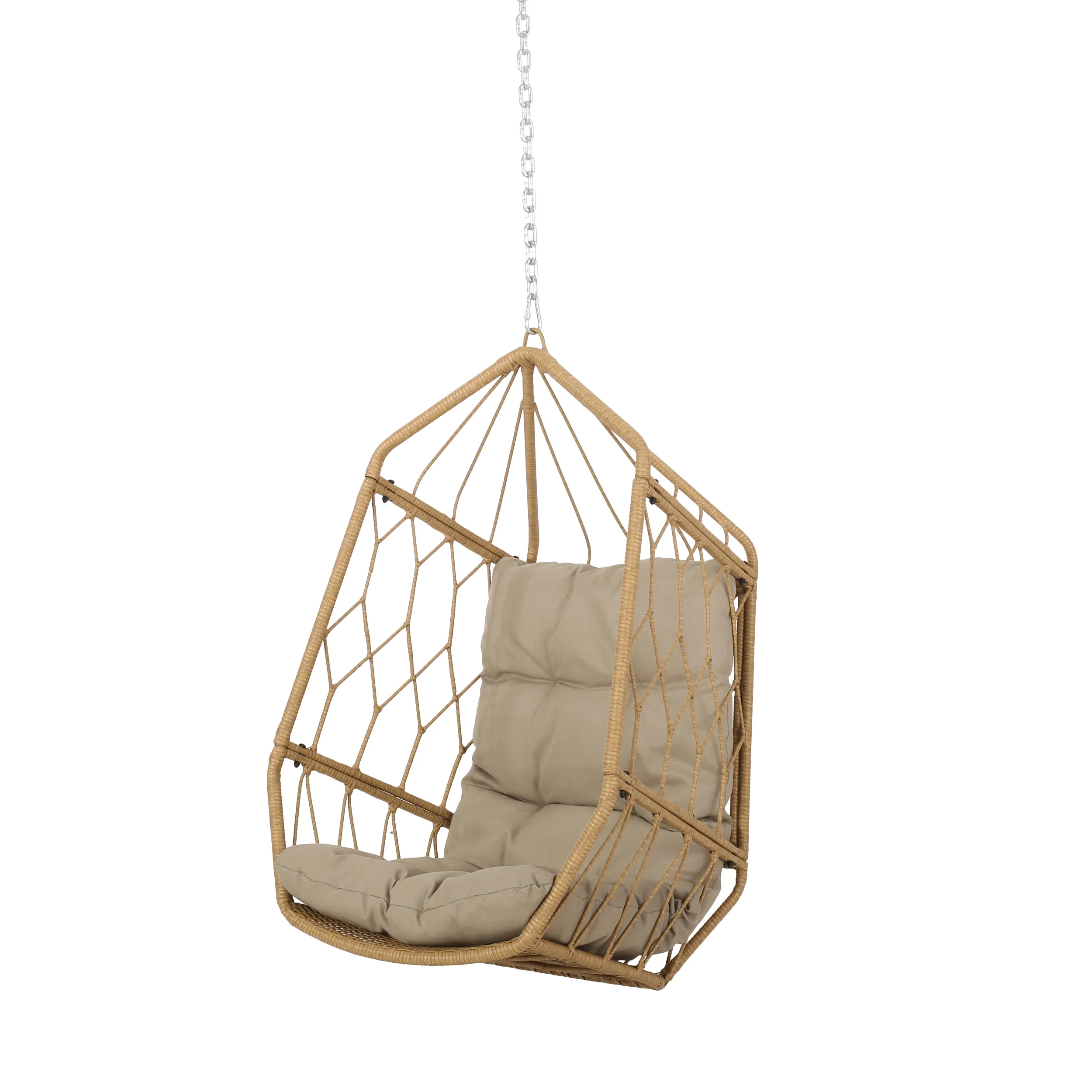 Mesena Tamara Outdoor/Indoor Wicker Basket Hanging Chair (NO STAND) - furnishings