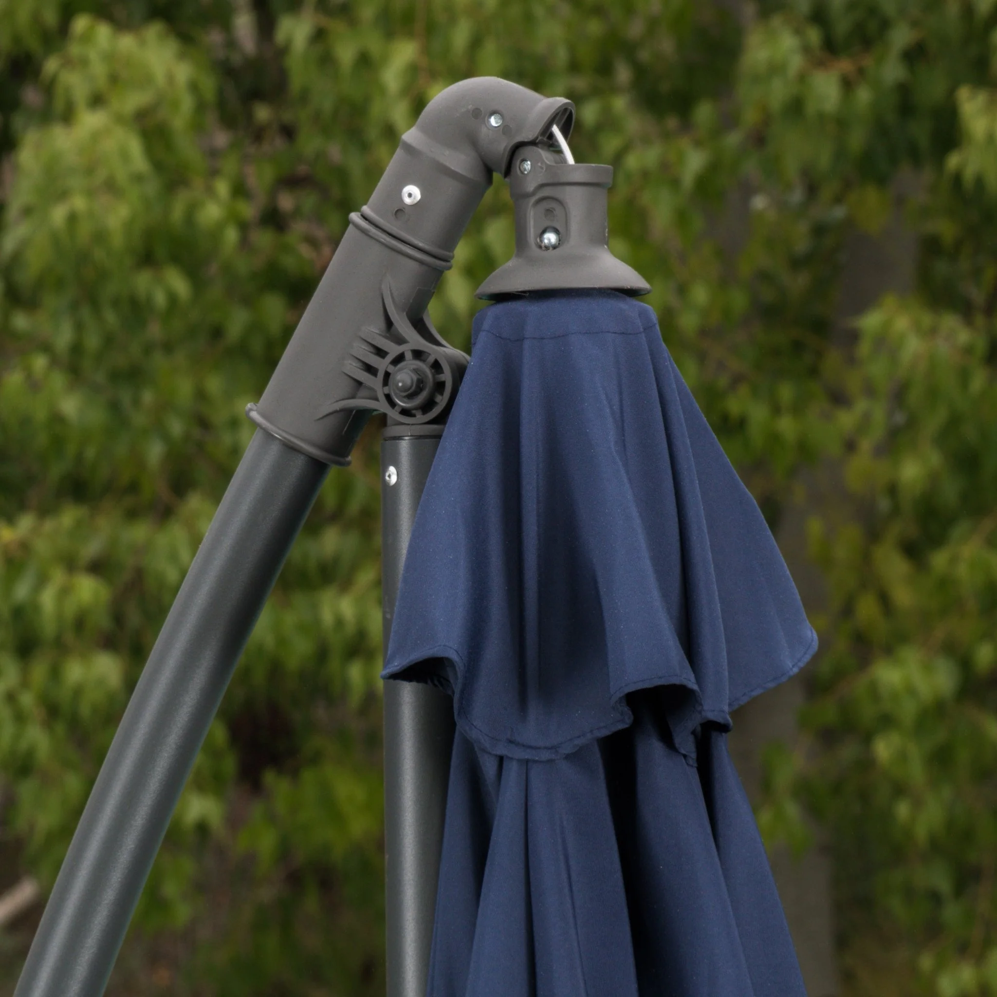 Jacksonville Navy Blue Banana Canopy Sunshade - furnishings