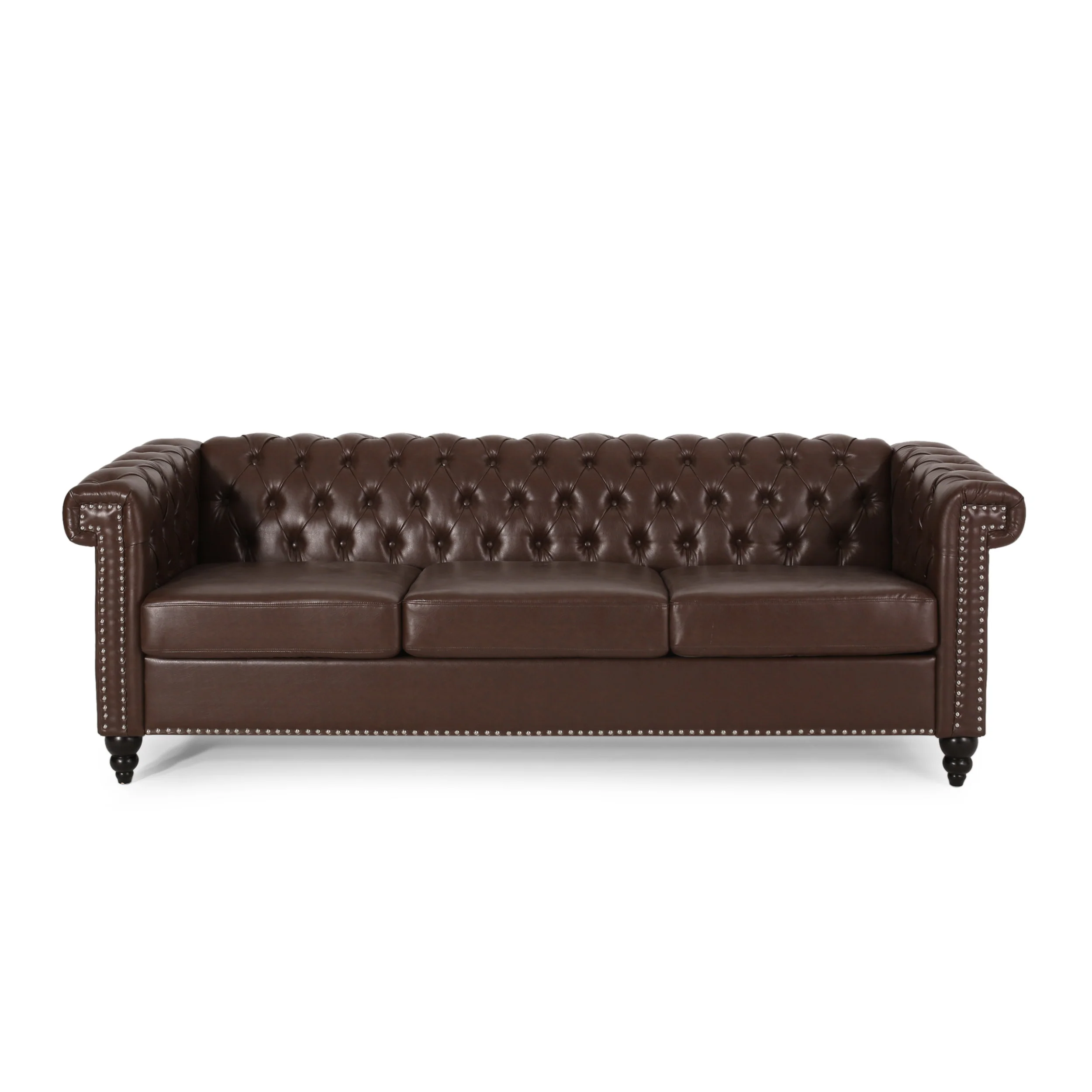 Zyiere Tufted Chesterfield 3 Seater Sofa - furnishings