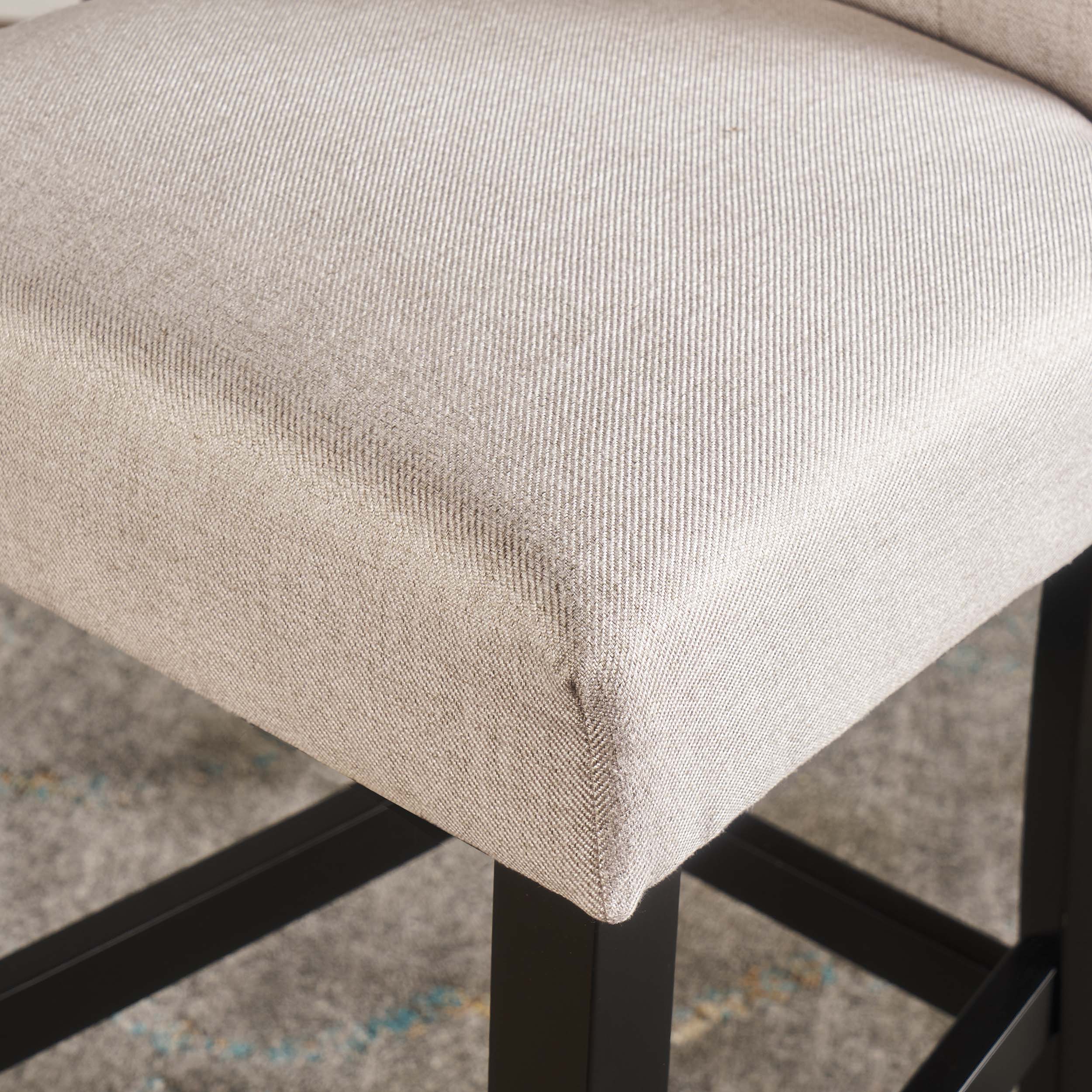Padma 30-Inch Tufted Back Fabric Barstools (Set of 2) - furnishings