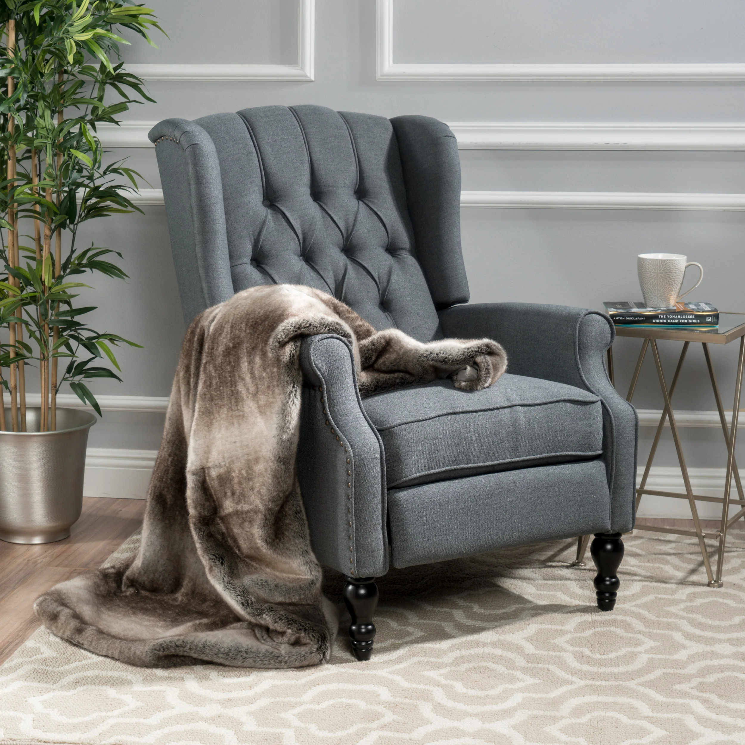 Elizabeth Tufted Back Recliner - furnishings