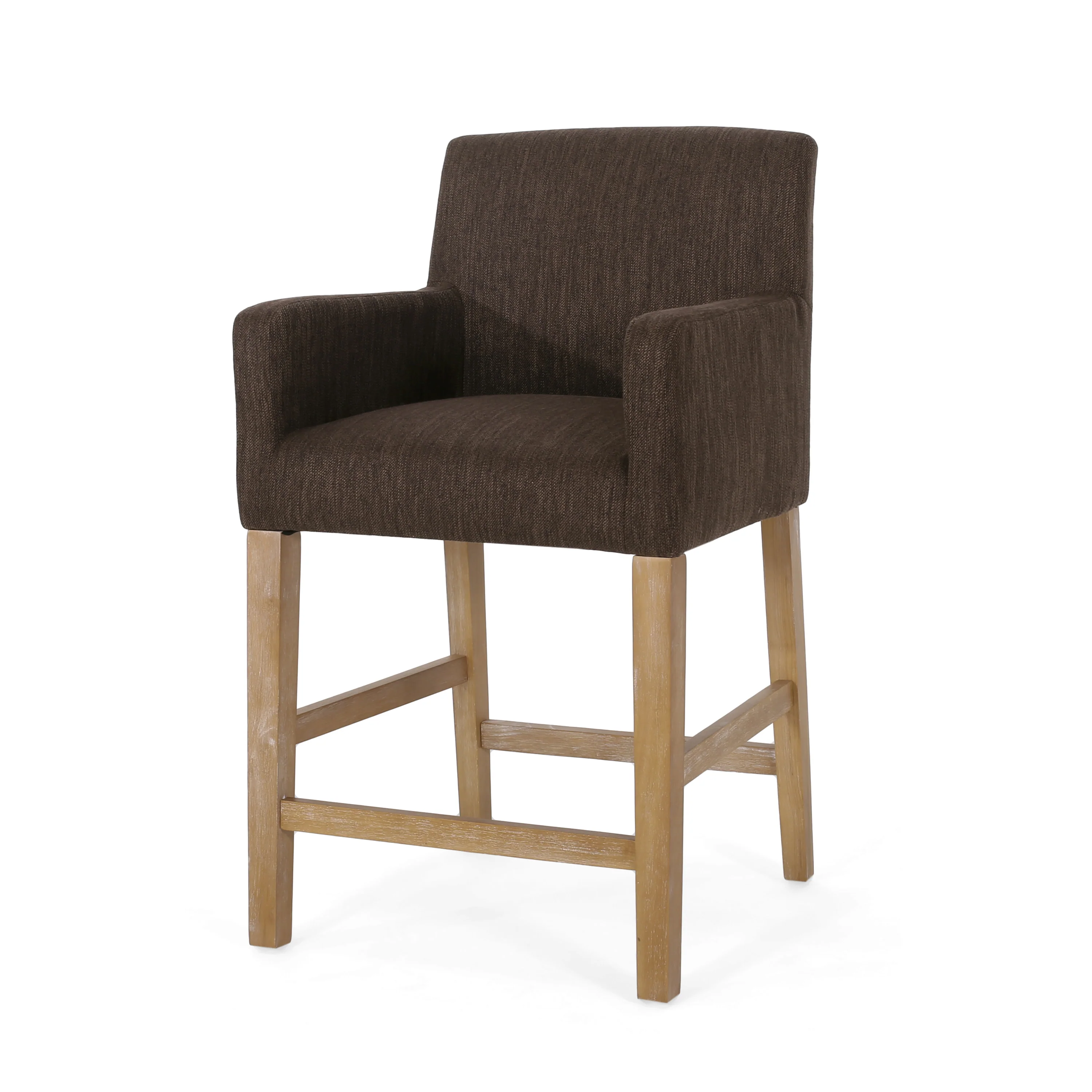 Chaparral Contemporary Fabric Upholstered Wood 26 inch Counter Stool - furnishings