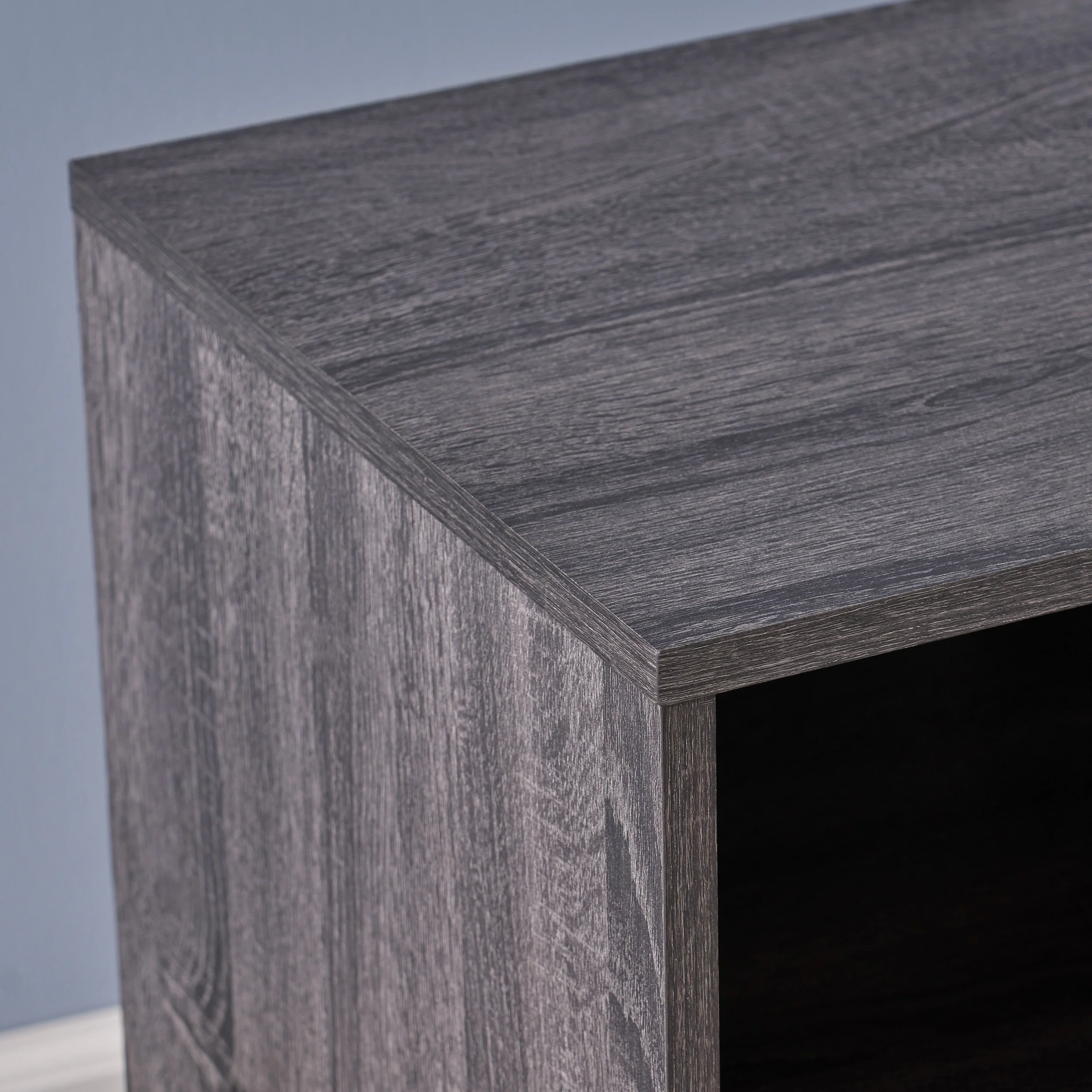 Owensmouth Mid Century Modern Shelves & Drawer TV Stand - furnishings