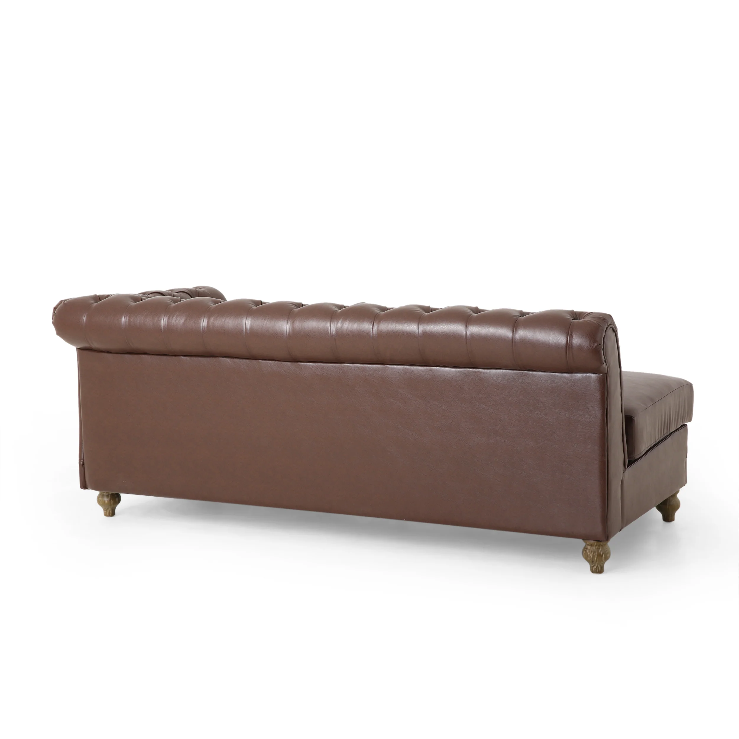 Kinzie Chesterfield Tufted 7 Seater Sectional Sofa with Nailhead Trim - furnishings