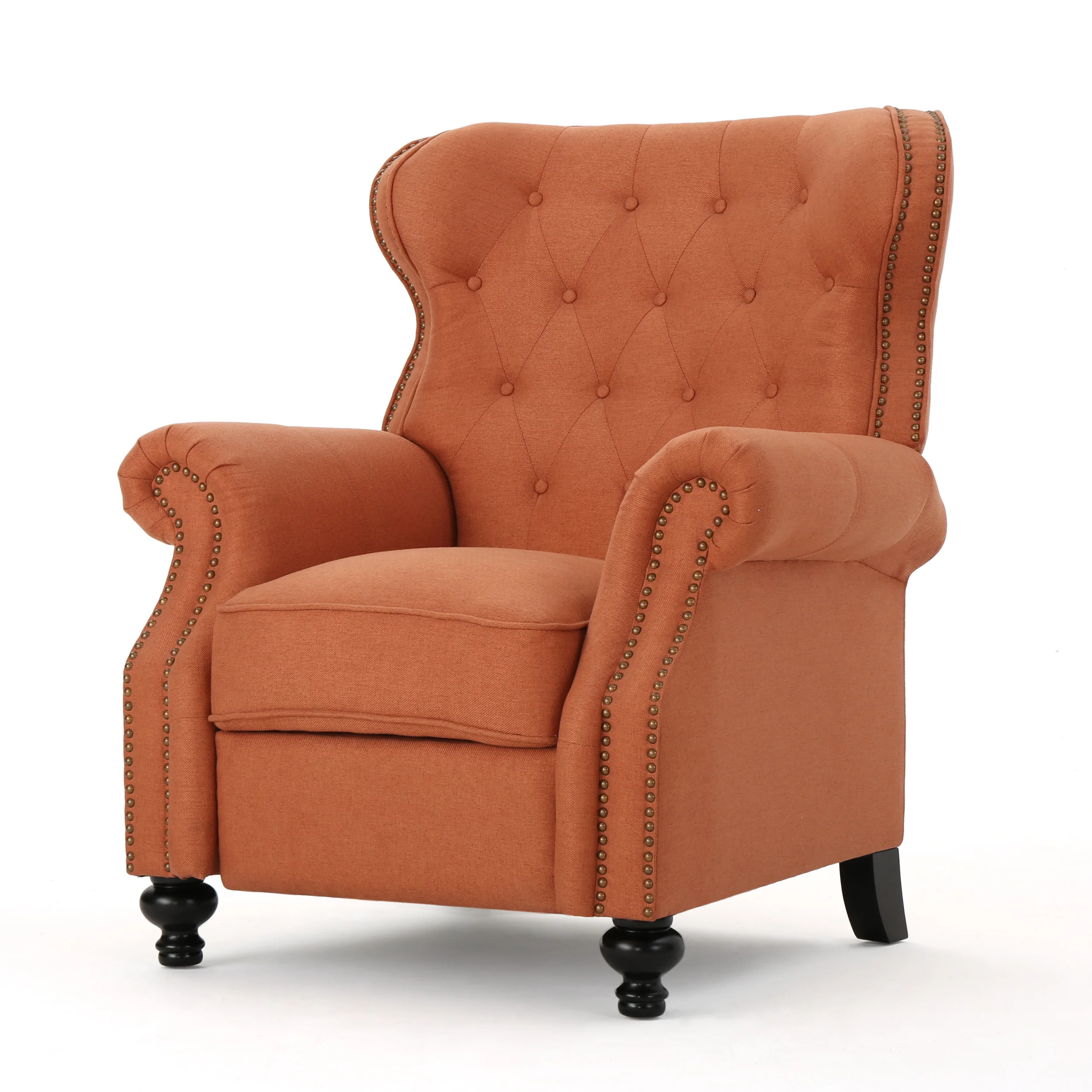 Waldo Tufted Back Studded Accent Recliner Armchair - furnishings