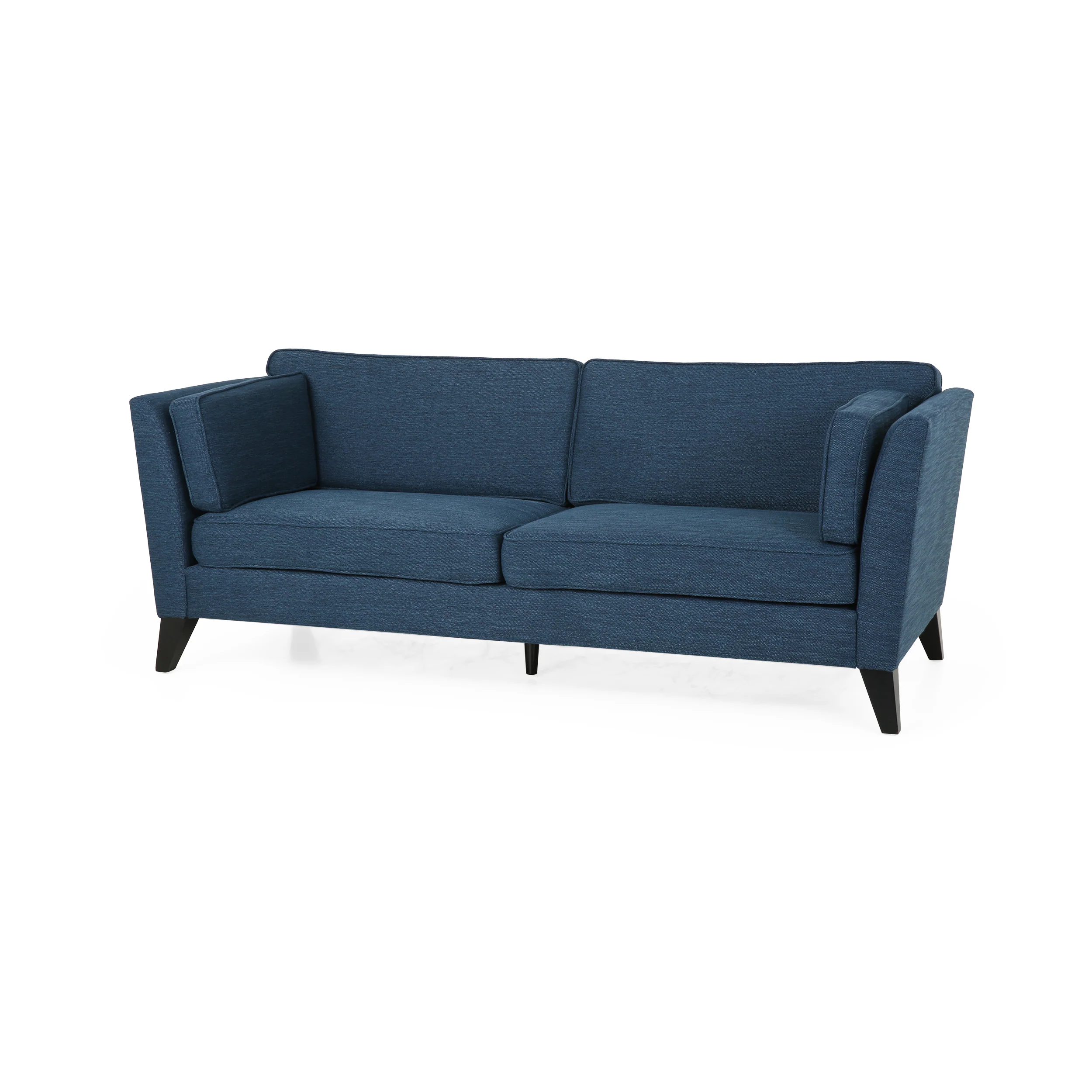 Sabirin Contemporary 3 Seater Fabric Sofa - furnishings