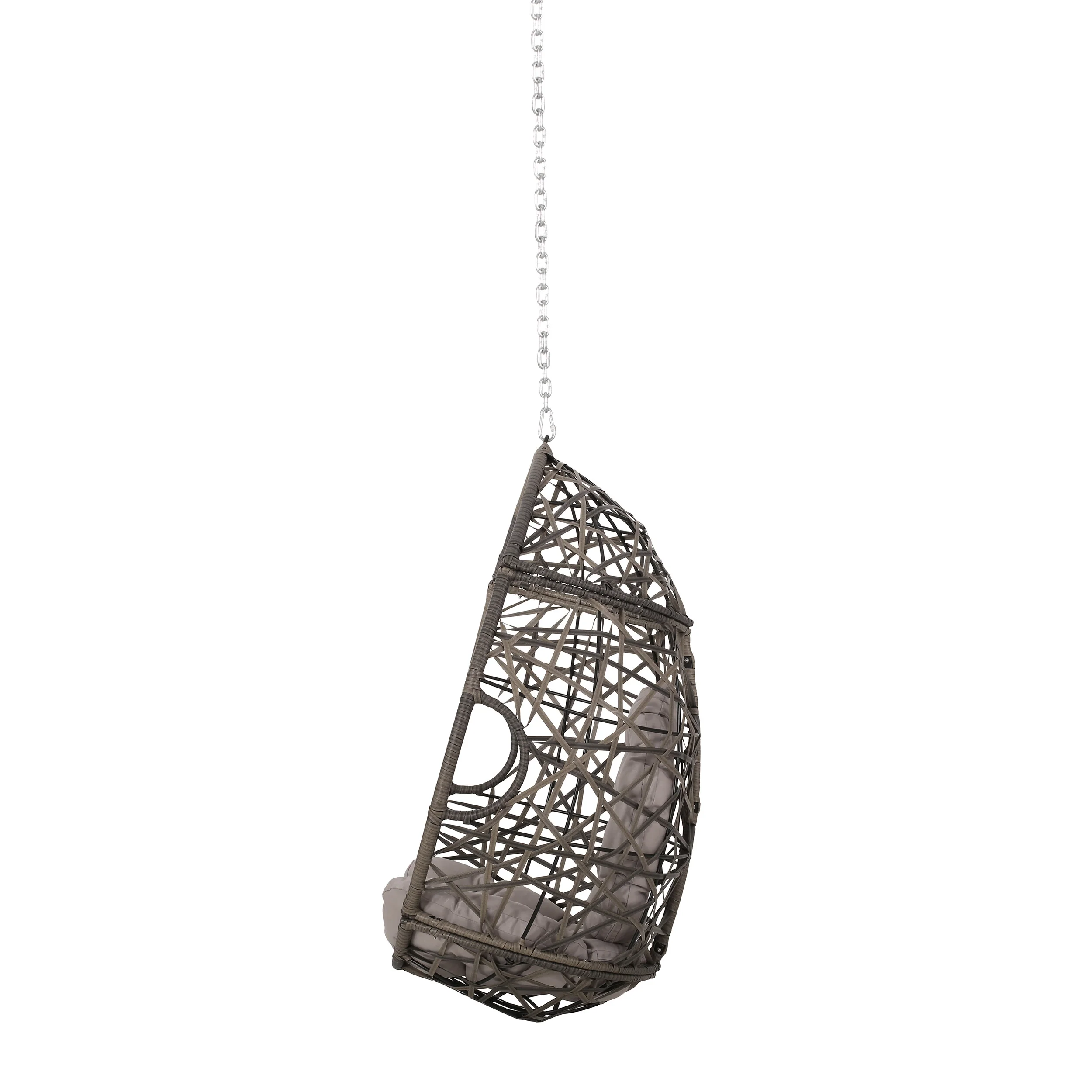 Layden Indoor/Outdoor Wicker Hanging Egg / Teardrop Chair (NO STAND) - furnishings