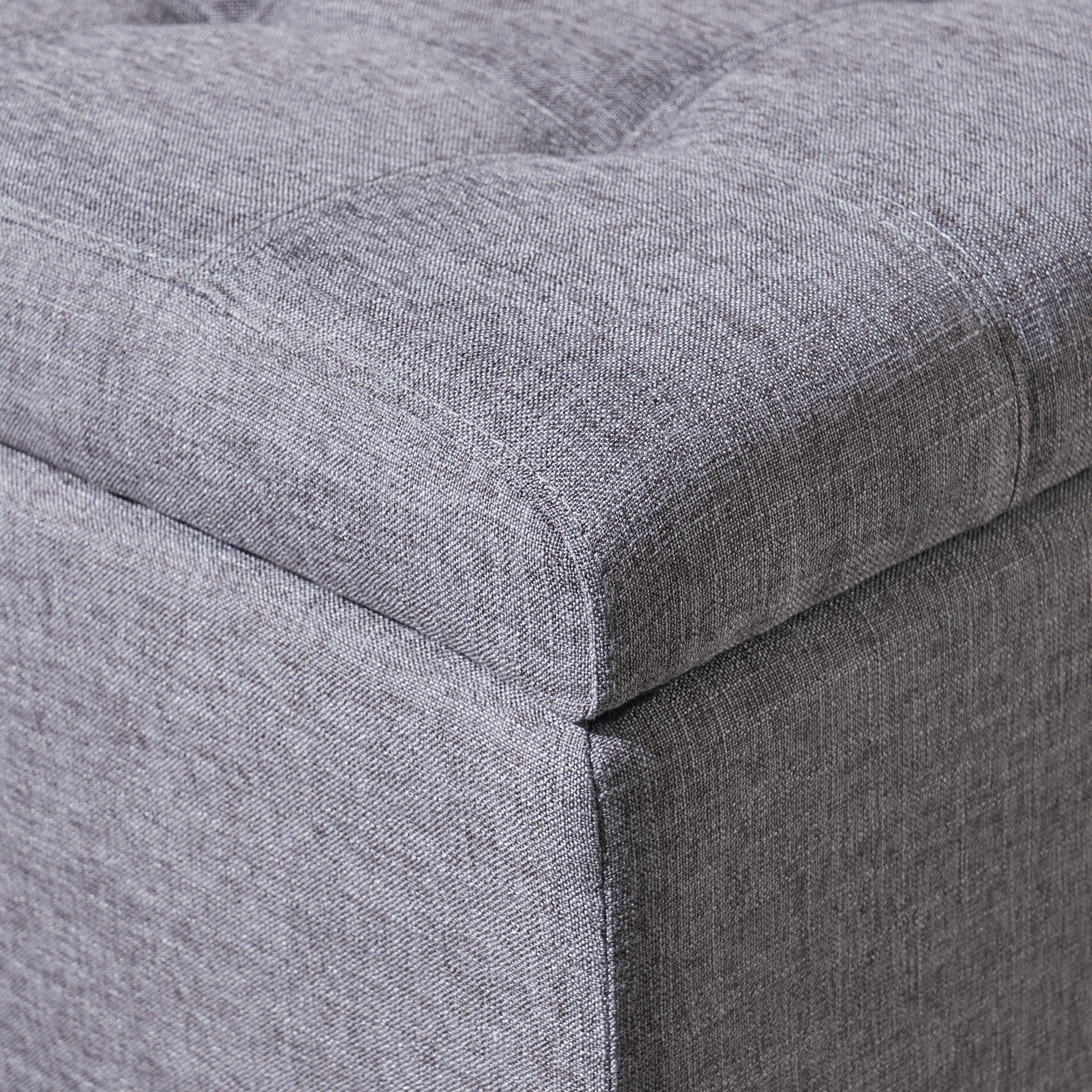 Sterling Fabric Tufted Storage Ottoman - furnishings