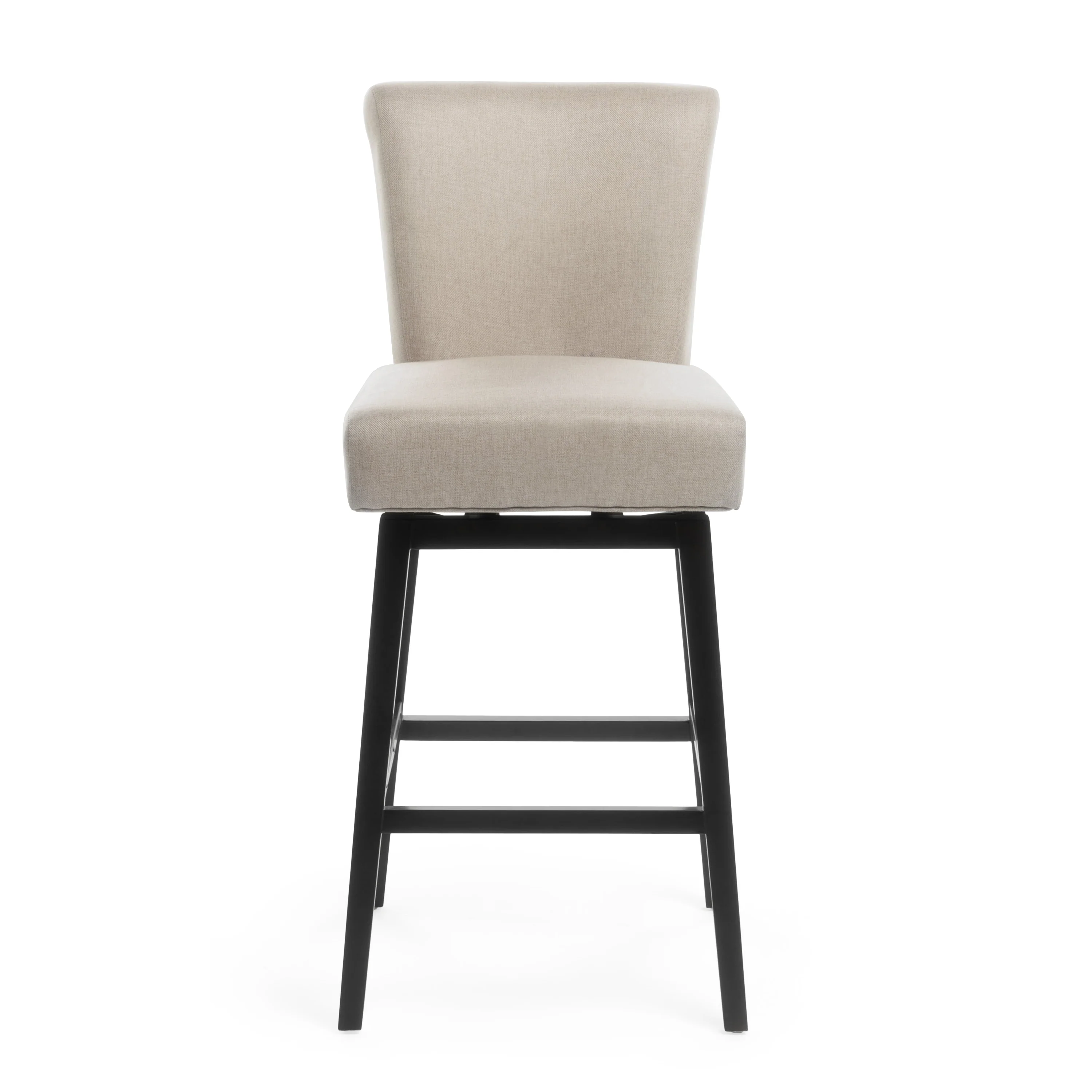 Tristan 32-Inch Wheat Fabric Swivel Barstool - furnishings