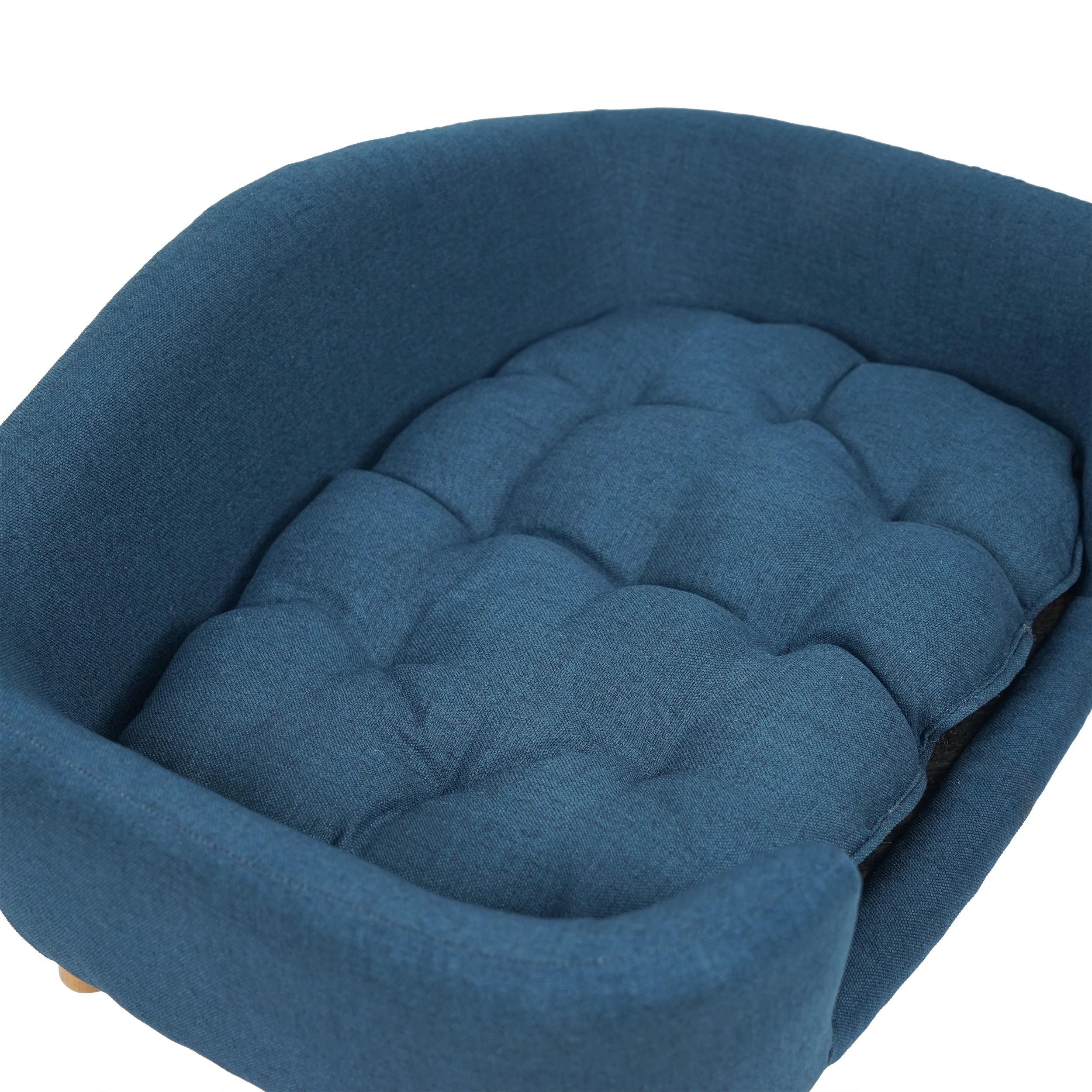 Samuel Mid Century Small Plush Pet Bed - furnishings