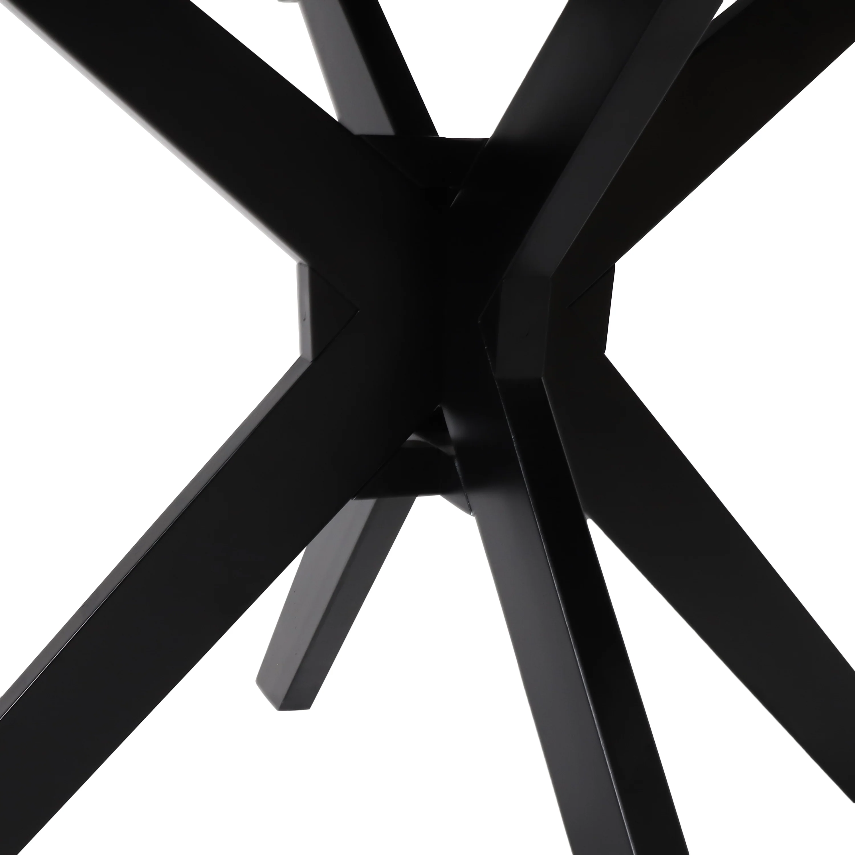 Clacton Indoor Acacia Wood Dining Table, Black - furnishings