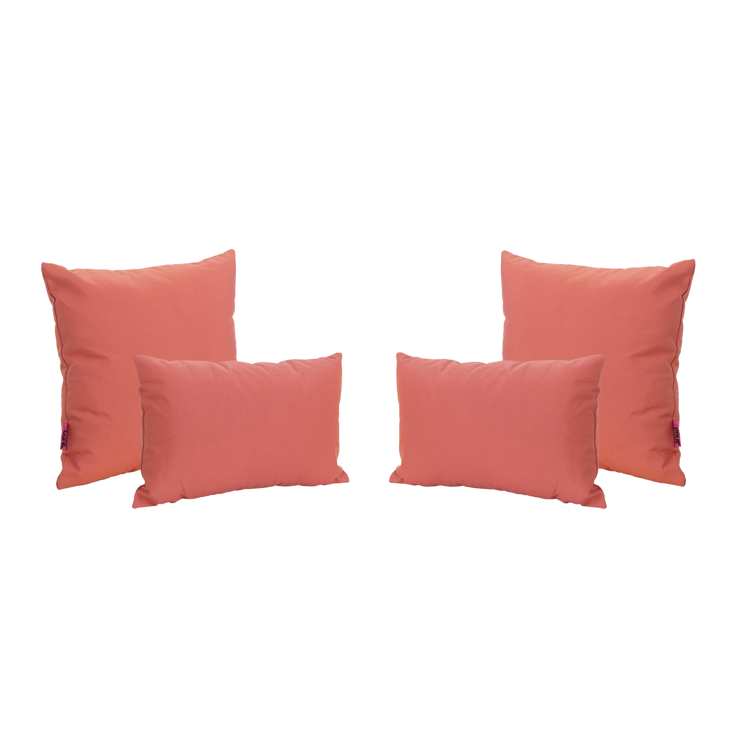 Coronado Outdoor Water Resistant Square and Rectangular Throw Pillows (Set of 4) - furnishings