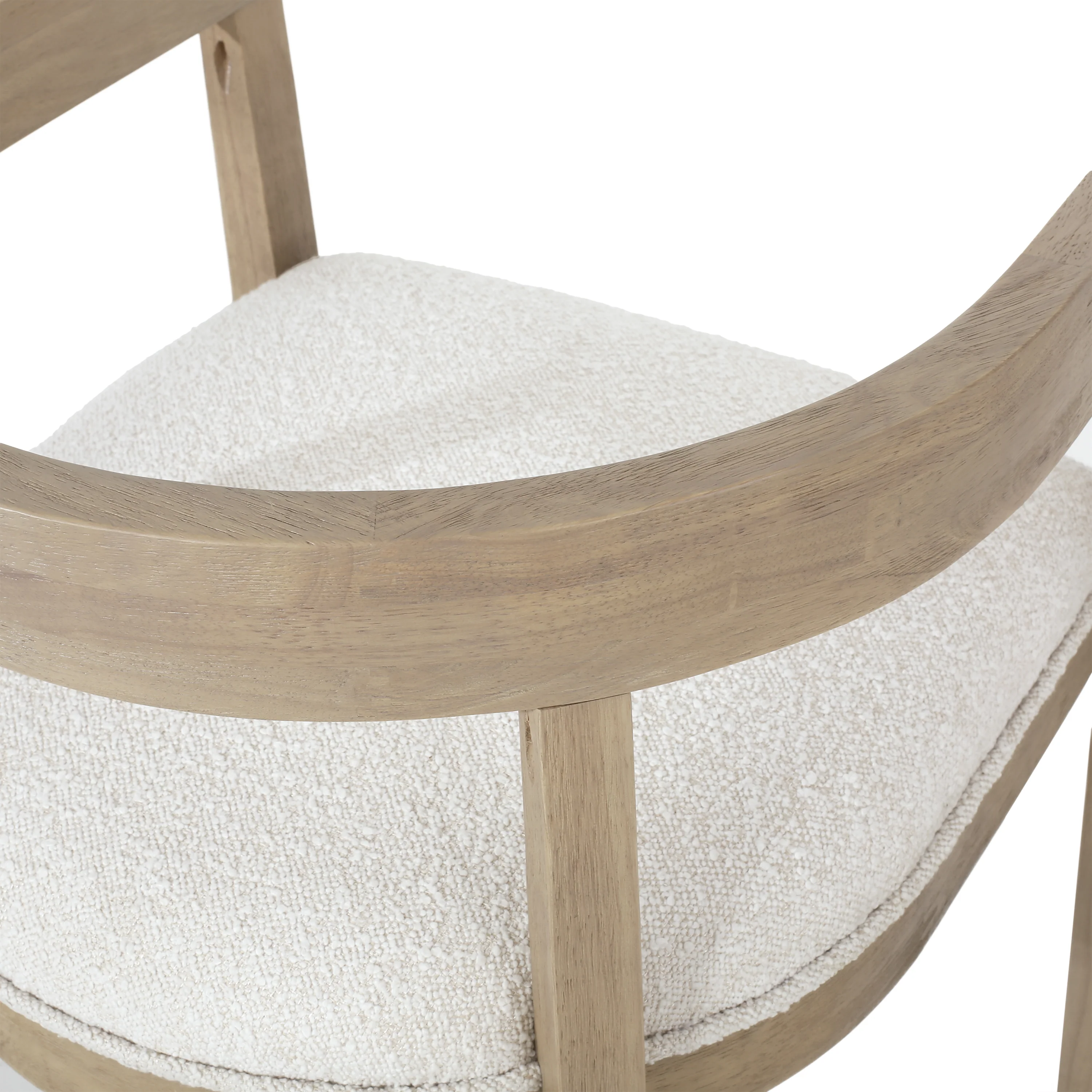 Ladieu Fabric Upholstered Wood 5 Piece Dining Set - furnishings
