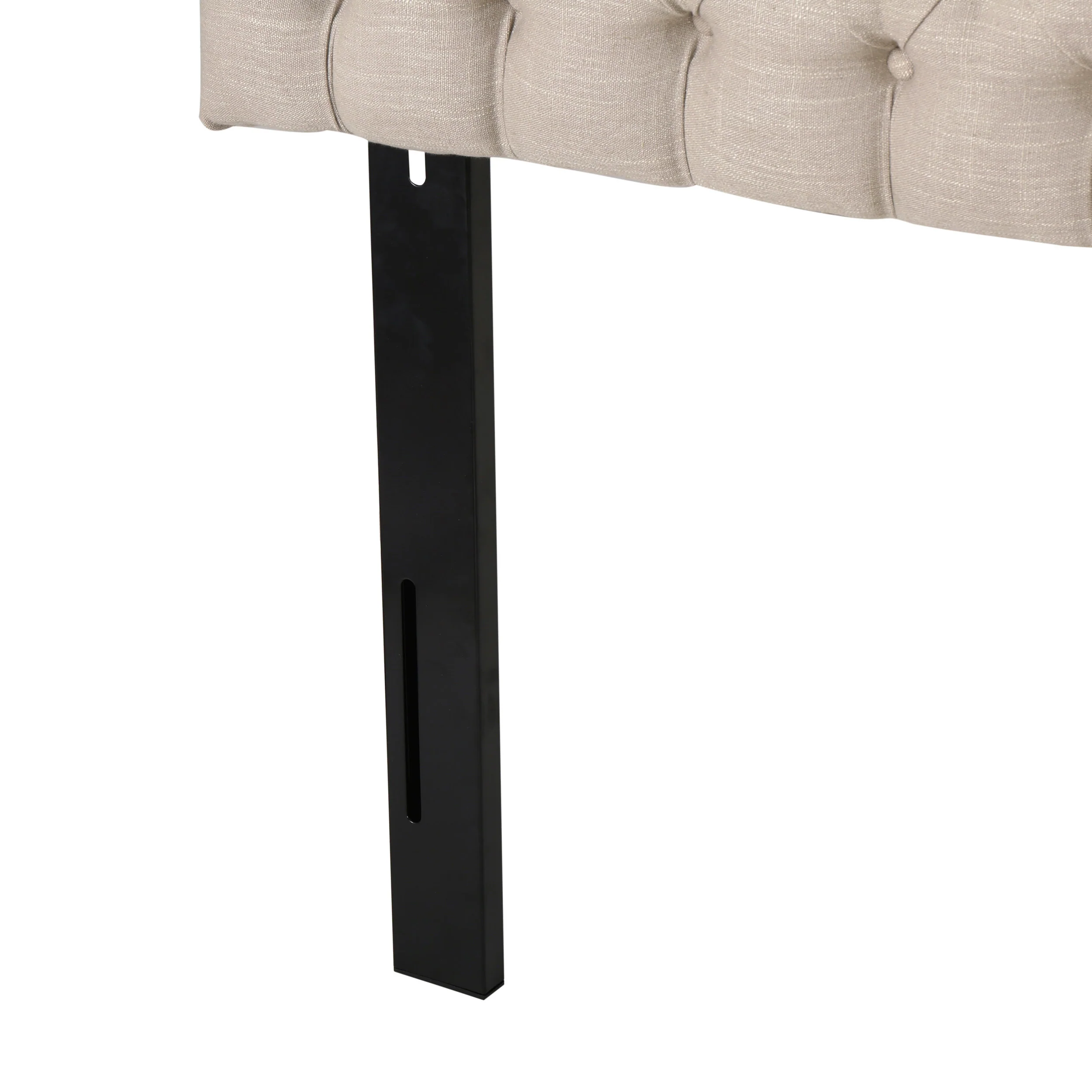 Cannes Adjustable King/ California King Fabric Headboard-Sand - furnishings