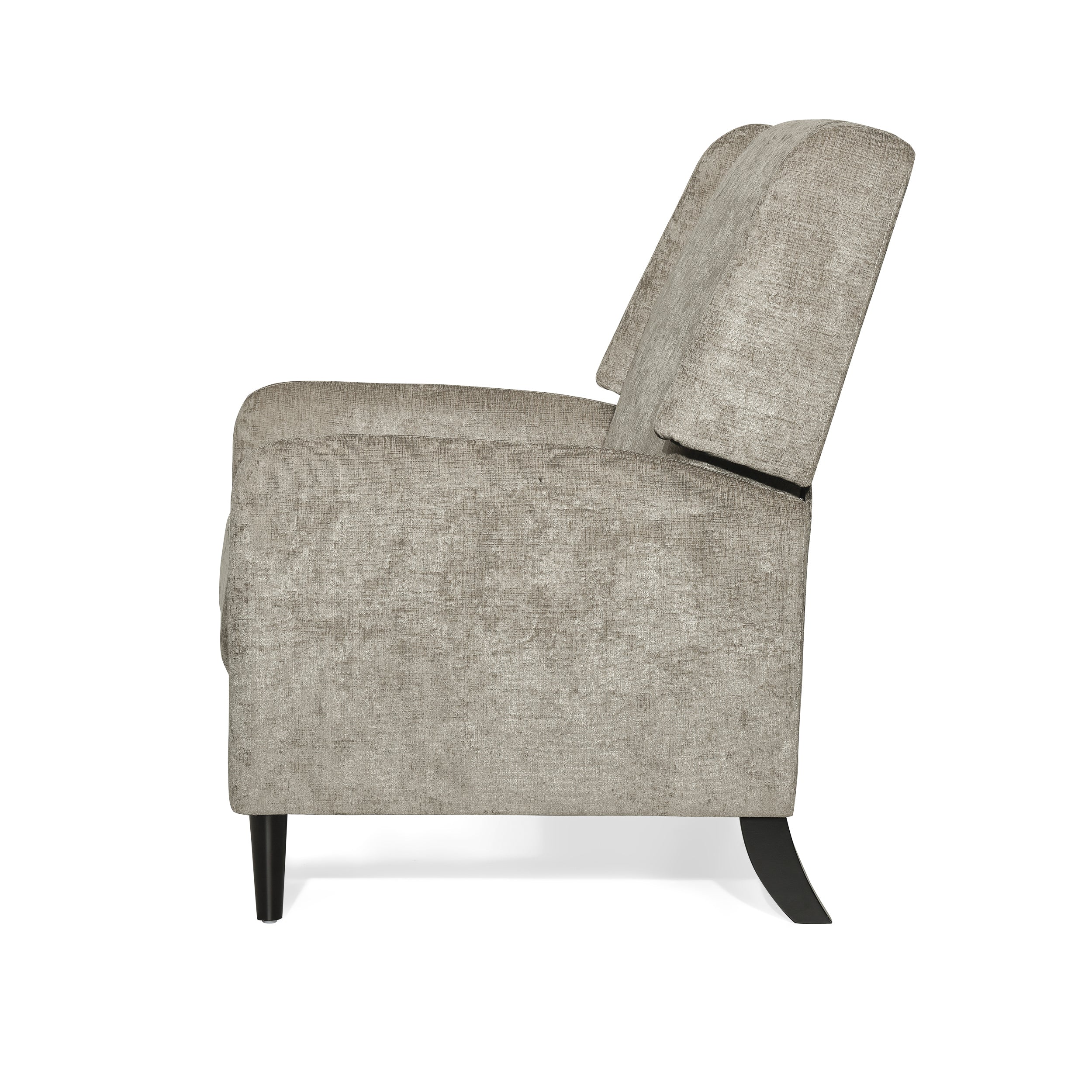 Rockney Contemporary Oversized Fabric Pushback Recliner - furnishings
