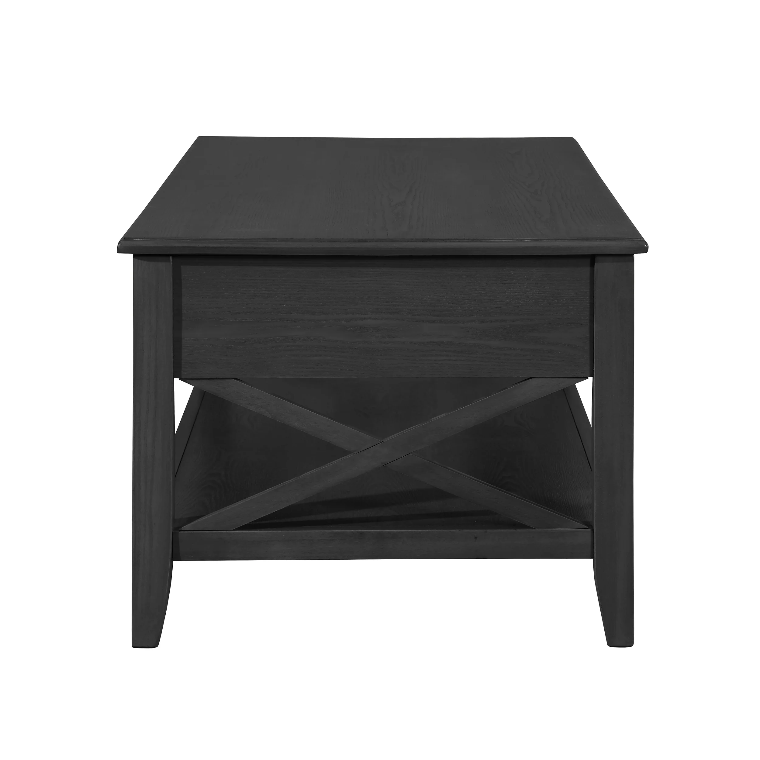 Laurel Luke Farmhouse Faux Wood Lift Top Coffee Table - furnishings