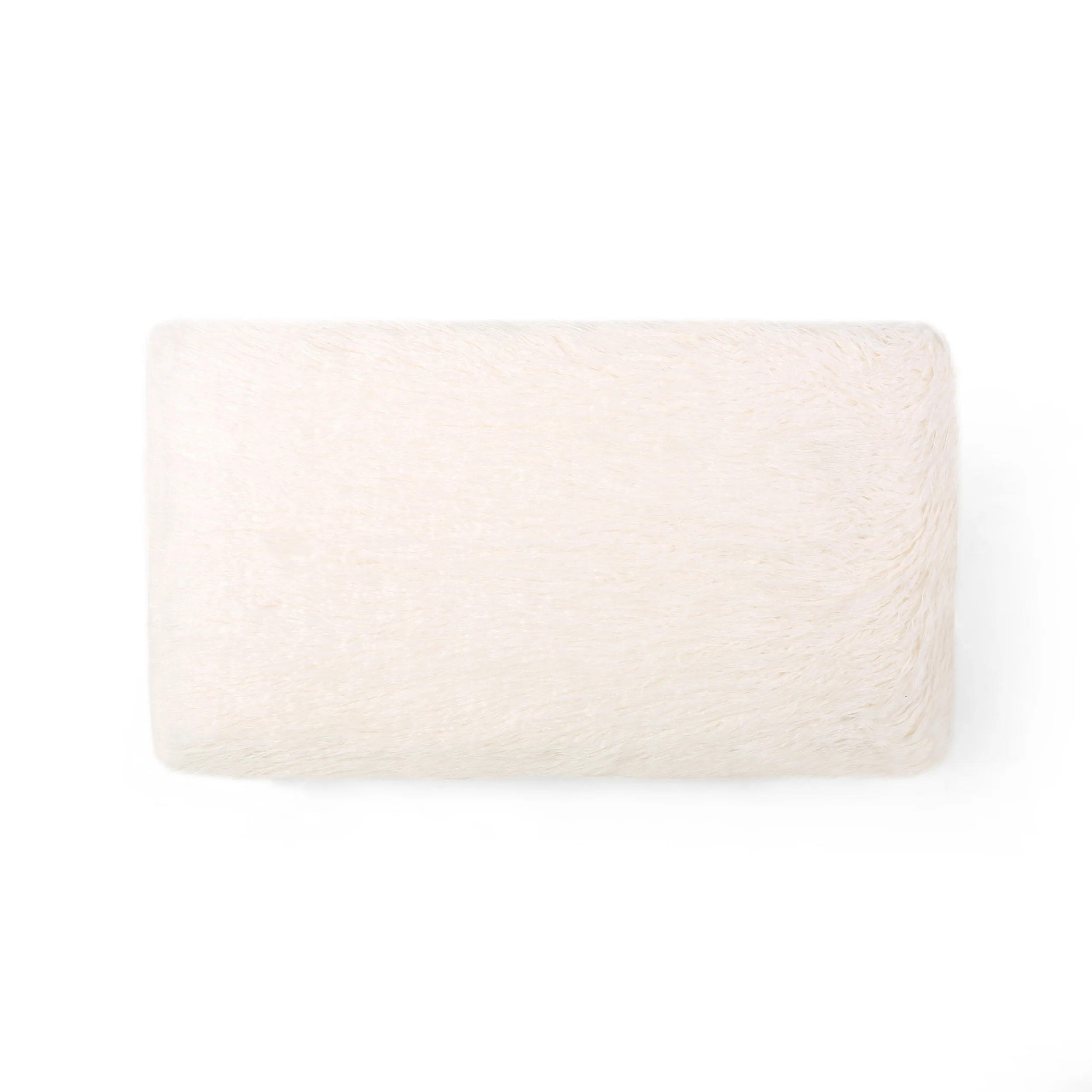 Louise Faux Fur Bench with Hairpin Legs - furnishings