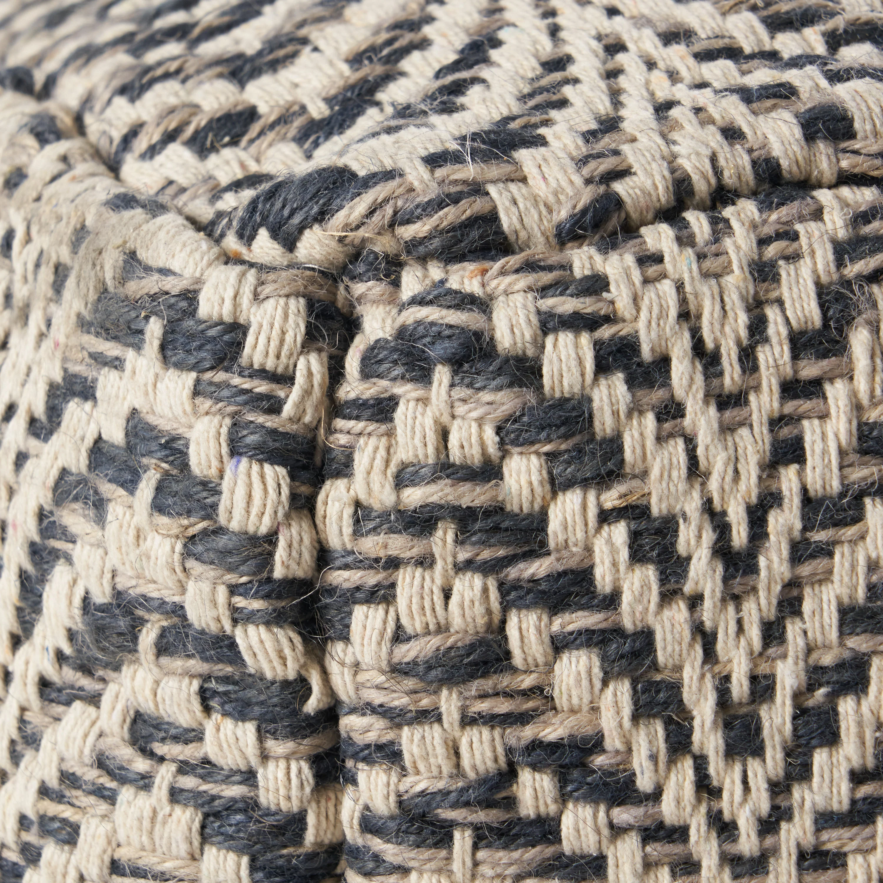 Marko Boho Fabric Cube Pouf - furnishings
